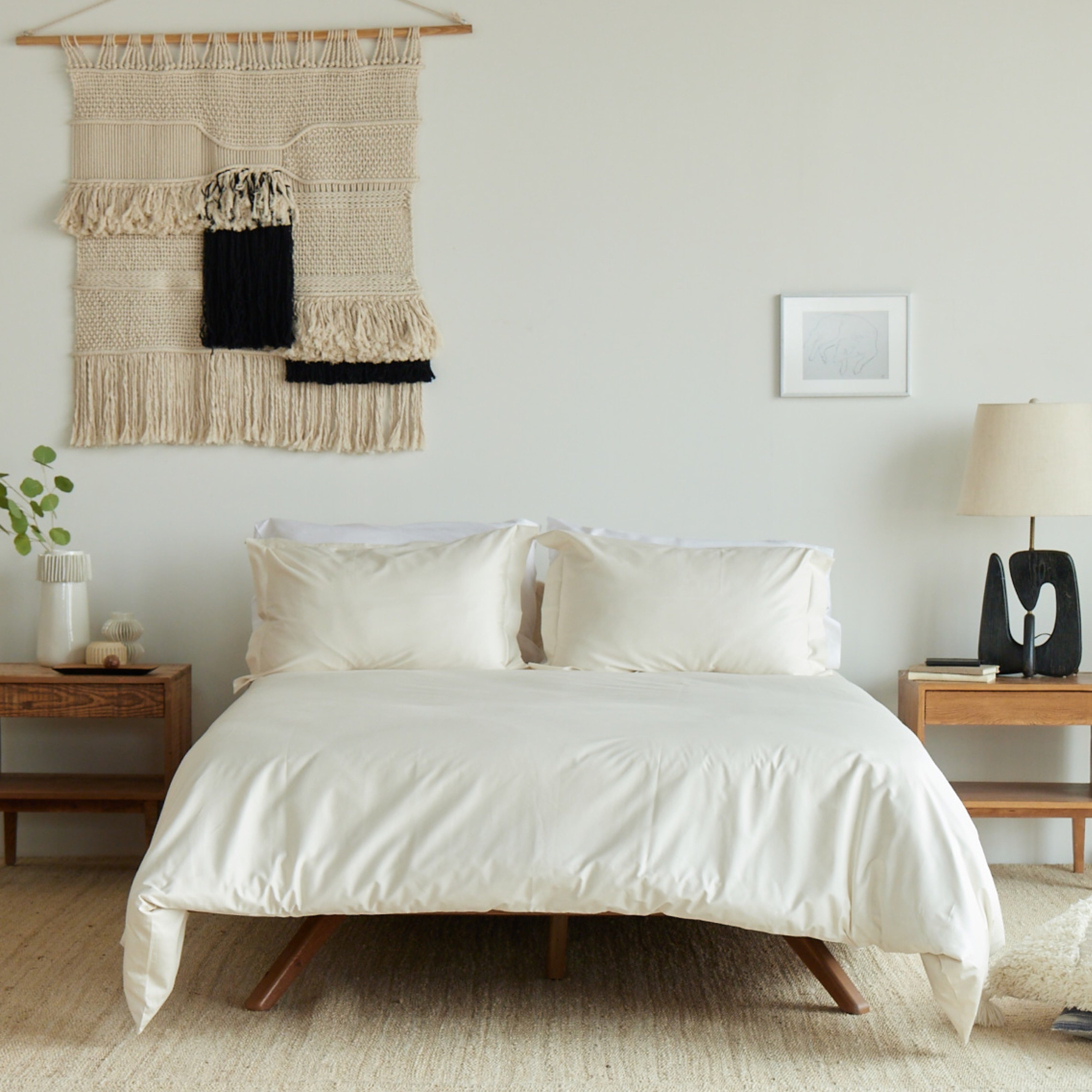 Premium Organic Cotton Duvet Cover Set - Breathable & Hypoallergenic Bedding for All Seasons - Perfect for Master Bedroom, Guest Room & Eco-Friendly Home Decor