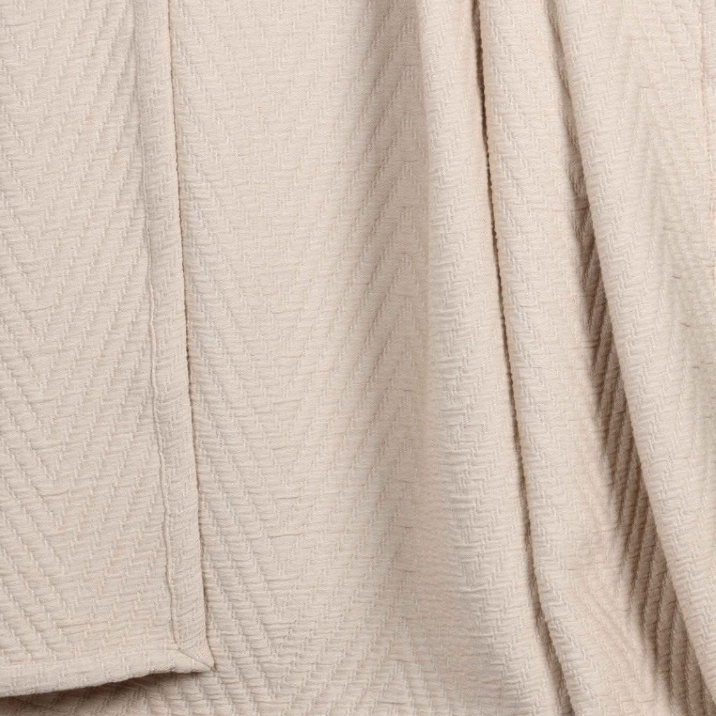 Premium Aswan Cotton Medium Weight Chevron Woven Coverlet - Soft & Breathable Bedspread for All Seasons - Perfect for Master Bedroom, Guest Room, or Dorm Decor