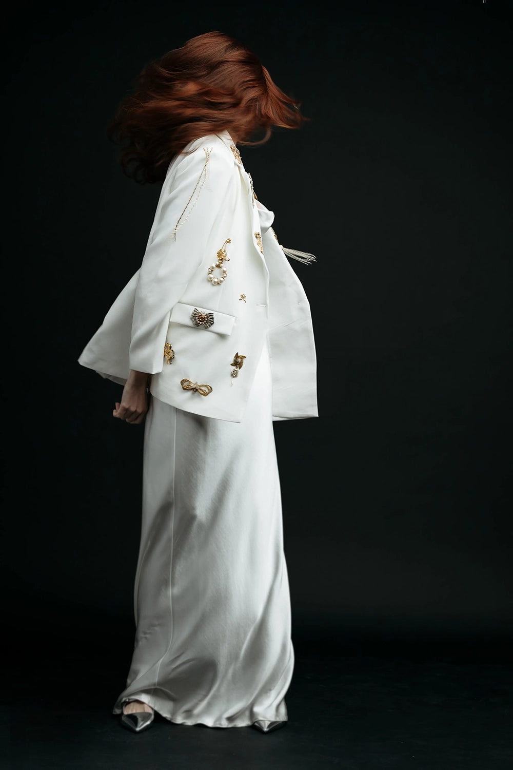 Stylish Women's Symphony Blazer - Elegant Office & Evening Wear for Professional & Formal Occasions