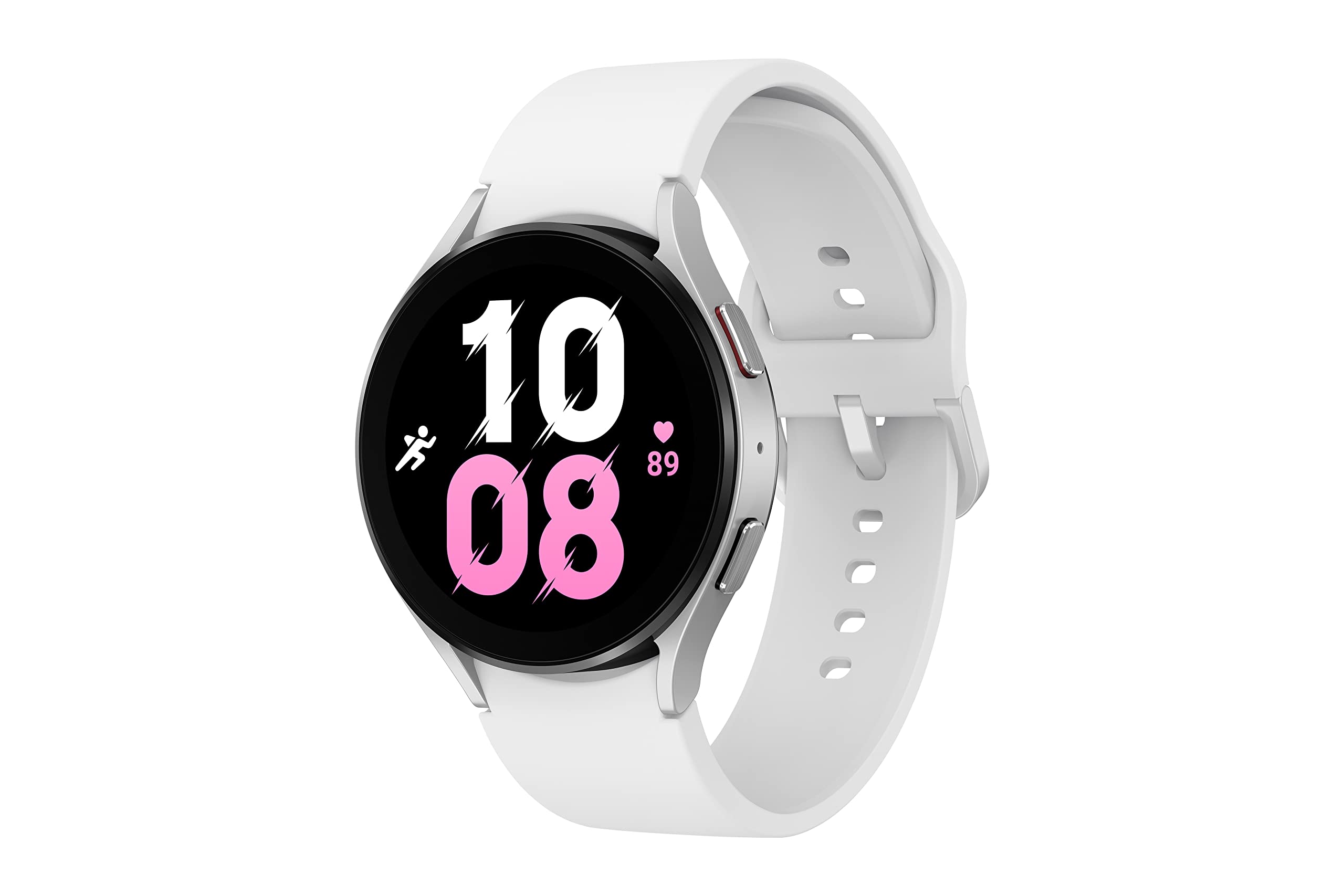 SAMSUNG Galaxy Watch 5 44mm LTE Smartwatch with Body, Health & Fitness Tracker | Improved Battery Life | Sapphire Crystal Glass | Enhanced GPS | US Version Silver/White | Perfect for Workouts, Sleep Monitoring & Daily Activity Tracking