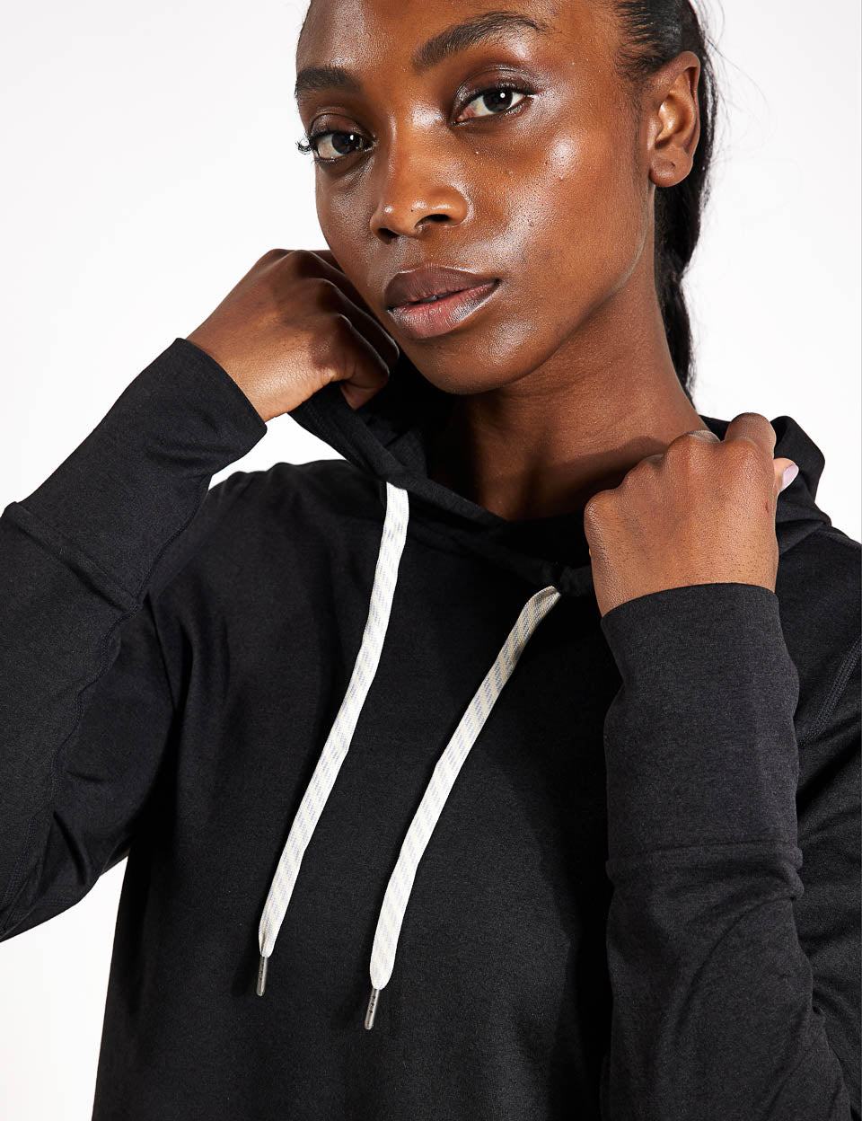 Halo Essential Hoodie - Black Heather | Soft & Comfortable Pullover Sweatshirt for Men & Women | Perfect for Casual Wear, Gym, and Outdoor Activities