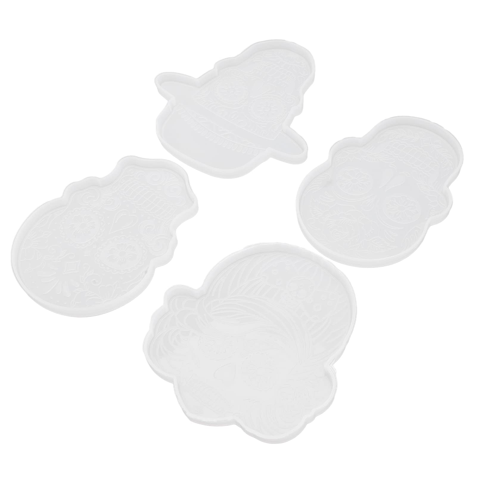 BRDI Halloween Silicone Molds - Reusable Durable Skull Baking Molds for DIY Crafts, Cupcakes & Chocolate Making | Perfect for Halloween Party Decorations & Gift Making