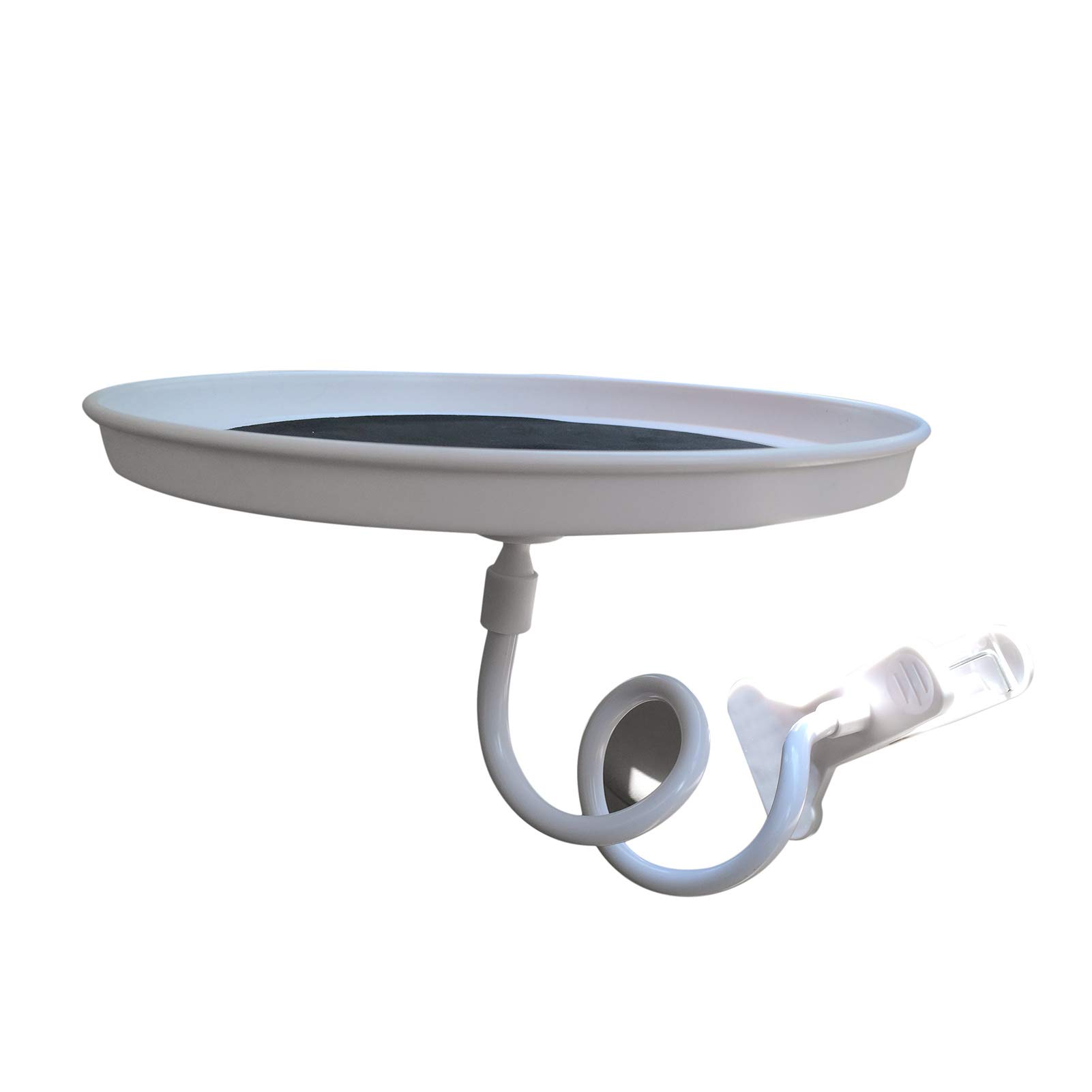 VELIHOME 360° Swivel Adjustable Car Dining Tray - Foldable Food Table with Cup Holders for Snacks & Drinks - Perfect for Road Trips, Commuting & Family Travel (1 Pack)