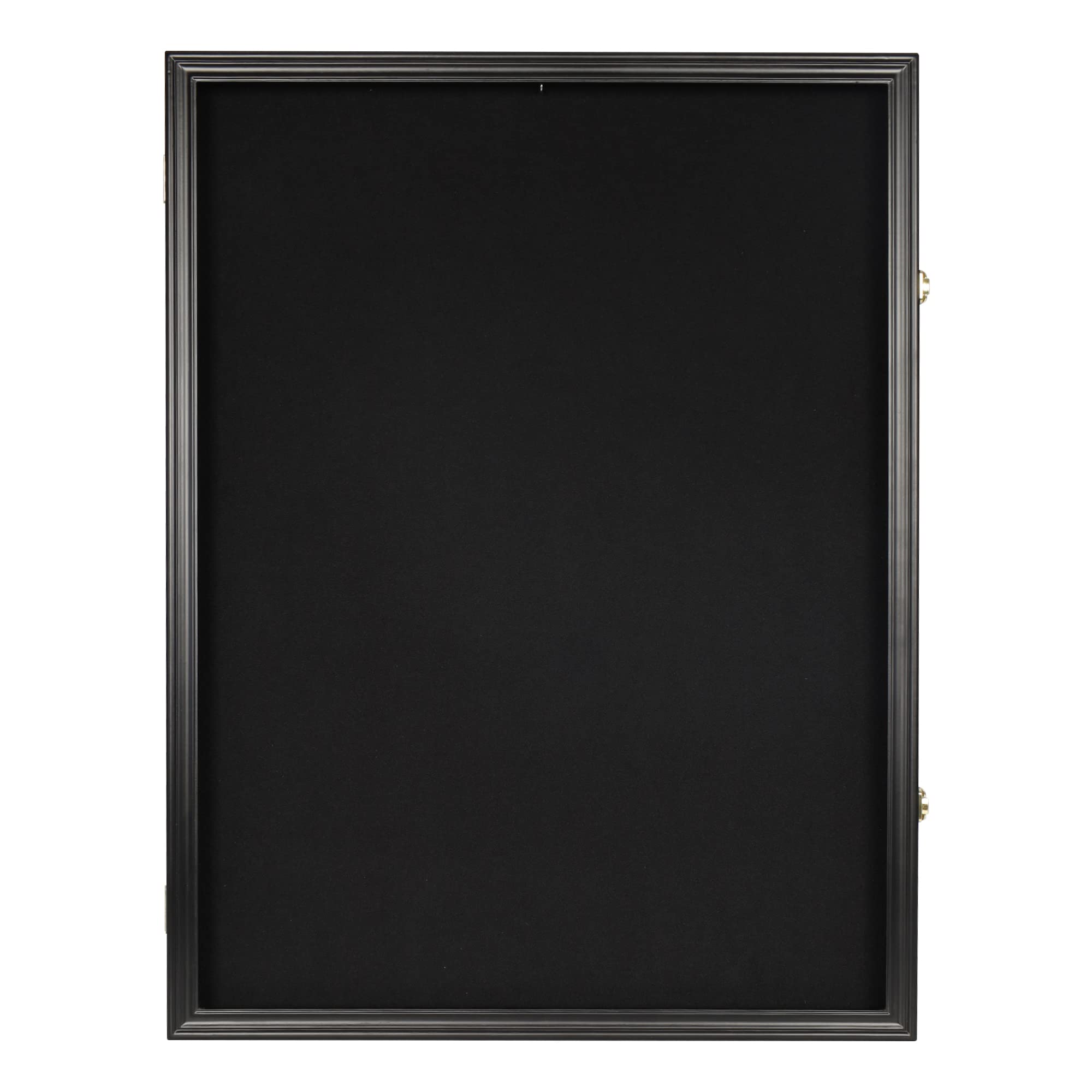 Lockable Jersey Display Frame - Large Sports Jersey Shadow Box with 98% UV Protection Acrylic & Hanger for Baseball, Basketball, Football, Soccer, Hockey Jerseys - Perfect for Home Decor, Man Cave, Sports Memorabilia Display & Gift Giving (Black Finish)