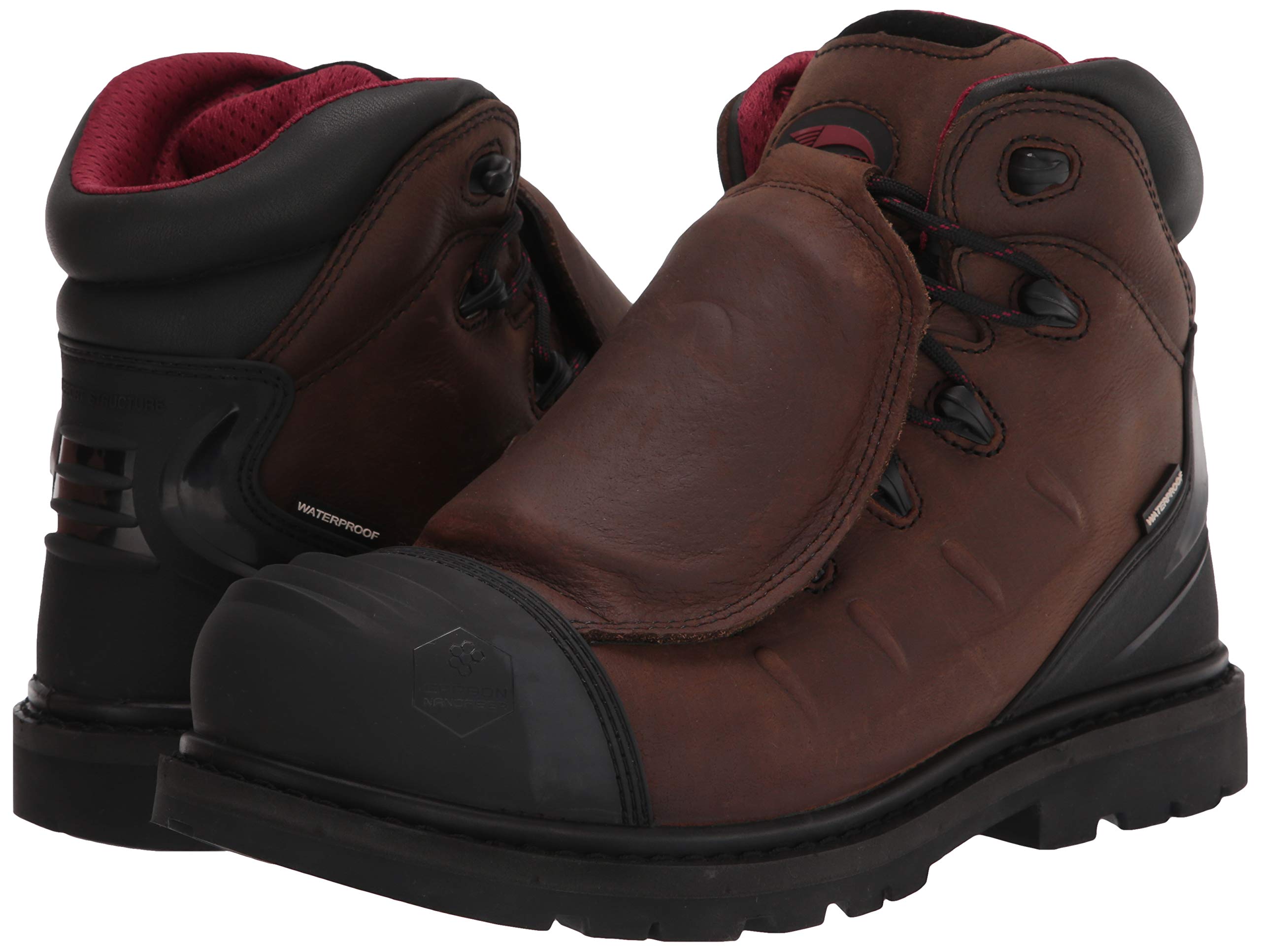 **Avenger A7590 Men's Industrial Work Boots - Steel Toe, Slip Resistant, Electrical Hazard Protection for Construction & Heavy Duty Work**