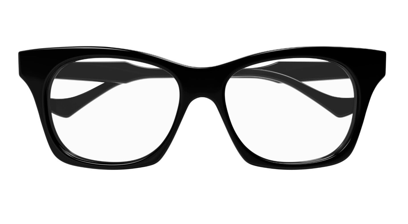 Gucci GG1299O 001 Black Cat Eye Women's Eyeglasses - Stylish Designer Optical Frames for Women, UV Protection Glasses for Everyday Wear, Office & Fashion Outfits
