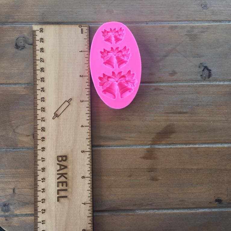Christmas Bells Silicone Mold for Baking - DIY Holiday Cookie, Candy & Chocolate Molds - Perfect for Christmas Decorations, Cupcake Toppers & Festive Desserts