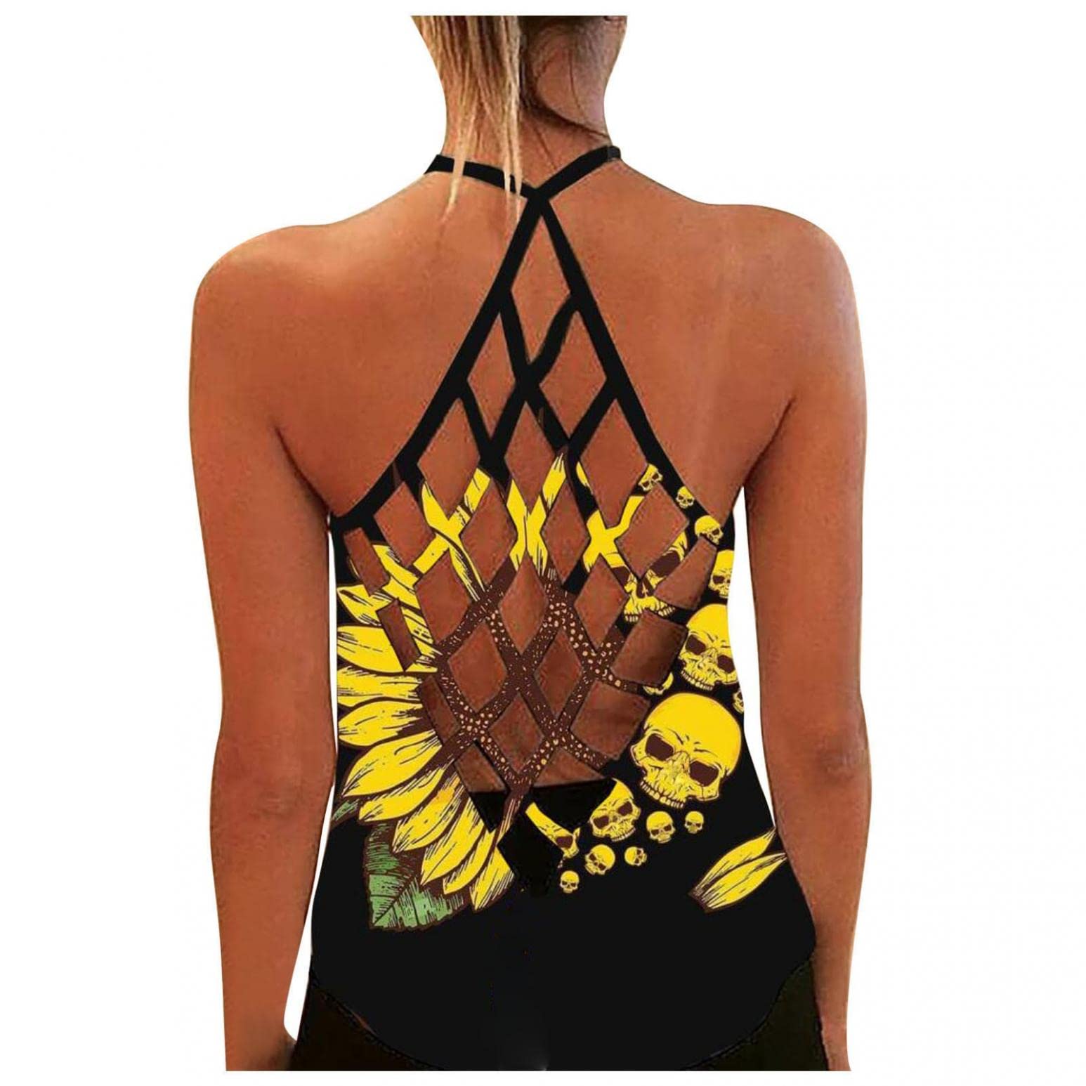 Sexy Halter Neck Tops for Women - Backless Sleeveless Summer Tank Tops & Tunic Blouses | Casual Beachwear, Night Out & Party Outfits
