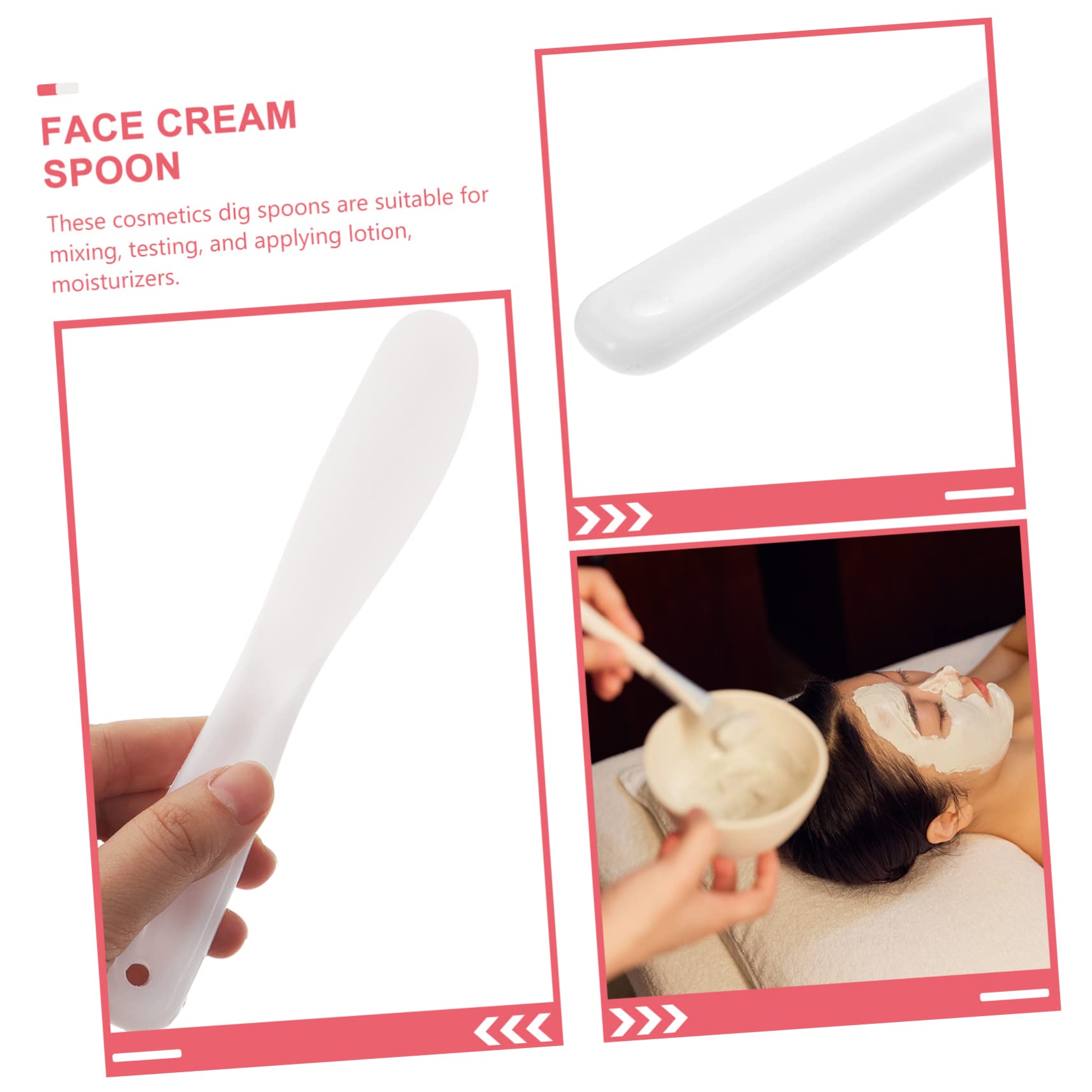 10-Piece Reusable Makeup Spatula Set - Cosmetic Mixing Spoon, Scoop & Face Spatula - Ergonomic PP Plastic Tool Sticks for Makeup Artists & DIY Skincare - Perfect for Foundation Mixing, Cream Application & Beauty Product Storage