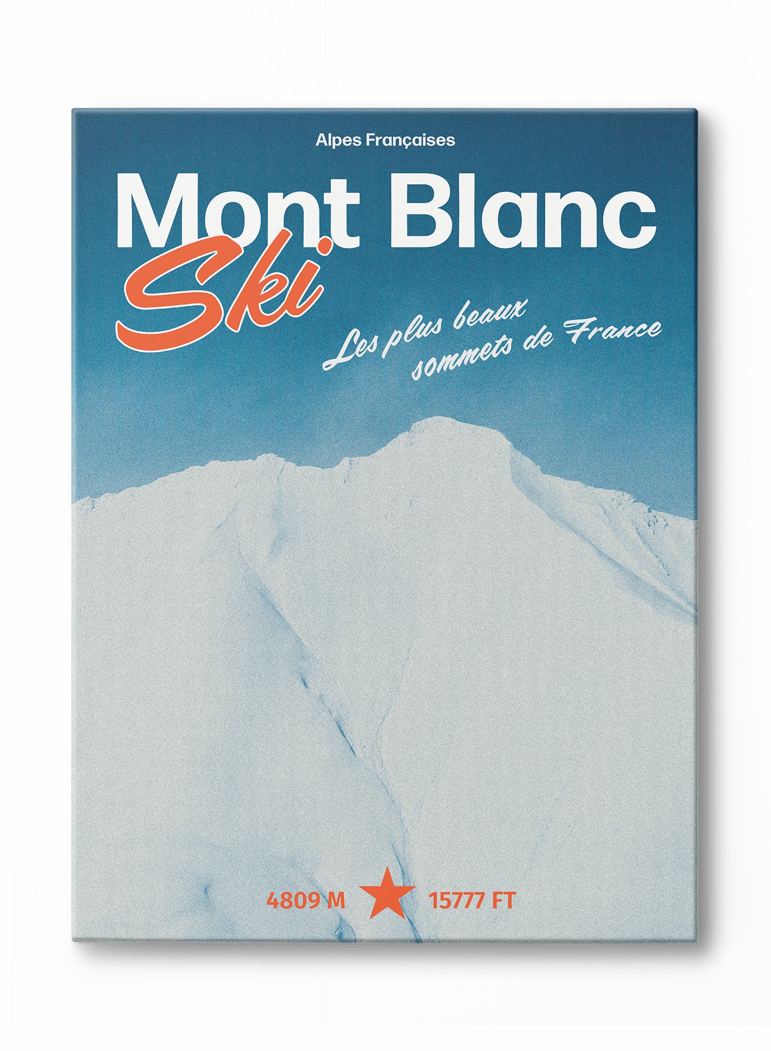 Mont Blanc Canvas Backpack - Durable Waterproof Travel & Hiking Daypack for Men & Women - Perfect for Outdoor Adventures, Commuting & School