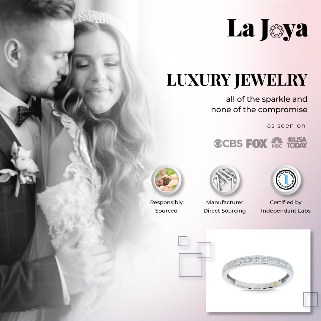 Lab Grown Diamond Wedding Rings for Women - 10K Yellow, White & Rose Gold Certified 1/6-1/2 Carat Channel Set Diamond Bands | Anniversary, Engagement & Wedding Jewelry Gift for Her | Perfect for Proposals, Vows Renewal & Special Occasions
