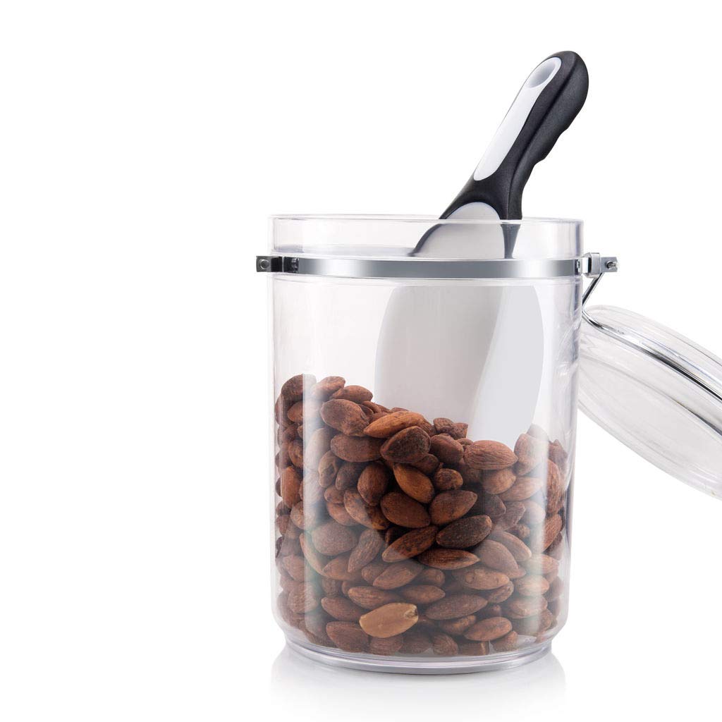 Stainless Steel Large Scooper for Dry Goods - 1-Pack Ice Scoop for Ice Machine, Flour & Coffee Measuring Scoop - Dishwasher Safe Pet Food Scoop for Dog & Cat - Perfect for Kitchen, Pantry, Baking & Coffee Brewing