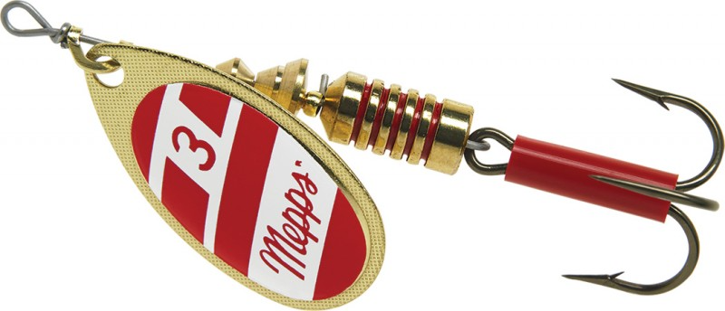 Gold/Red-White