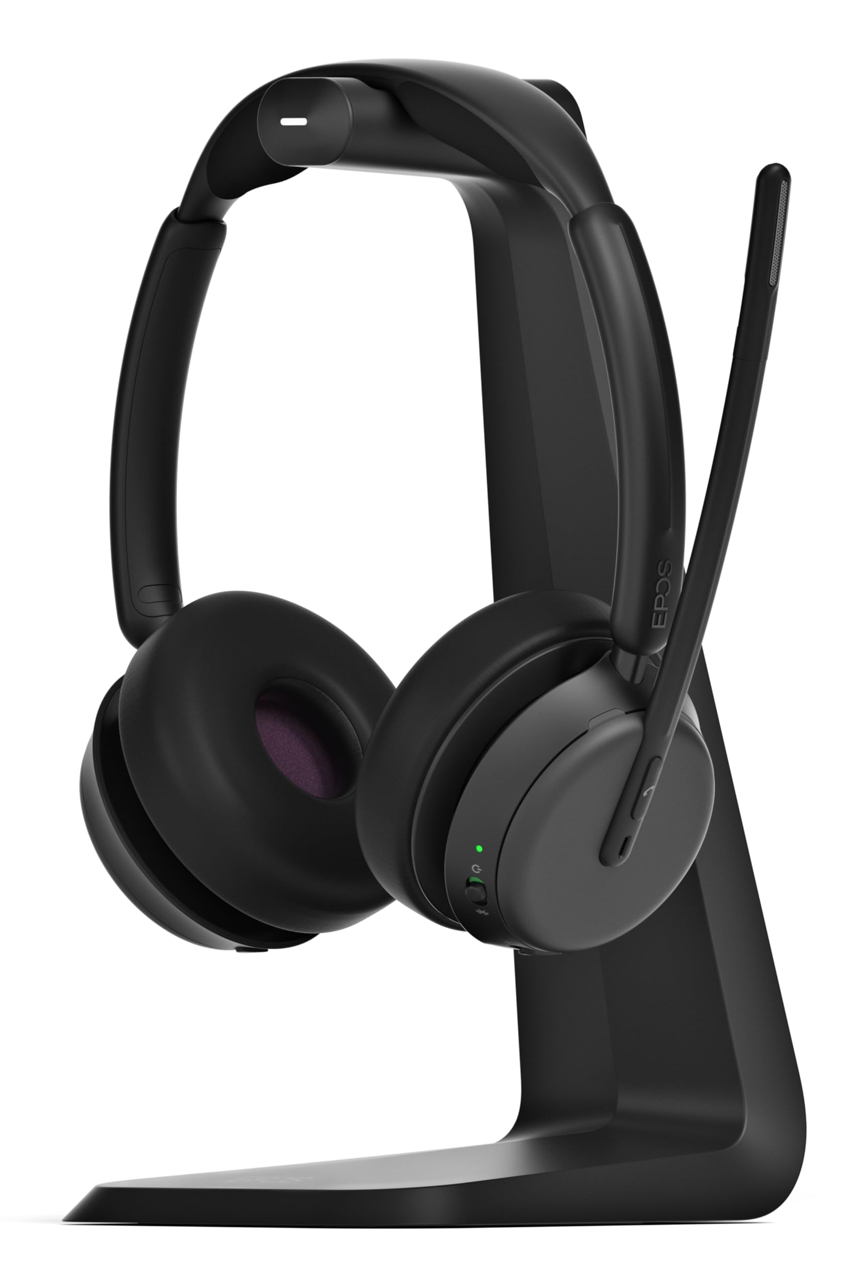 EPOS IMPACT 1061 ANC Bluetooth Headset for PC - Dual-Sided Noise Cancelling Headphones with EPOS AI, Super Wideband Audio & Easy Controls - Perfect for Call Centers, Office Work & Loud Environments