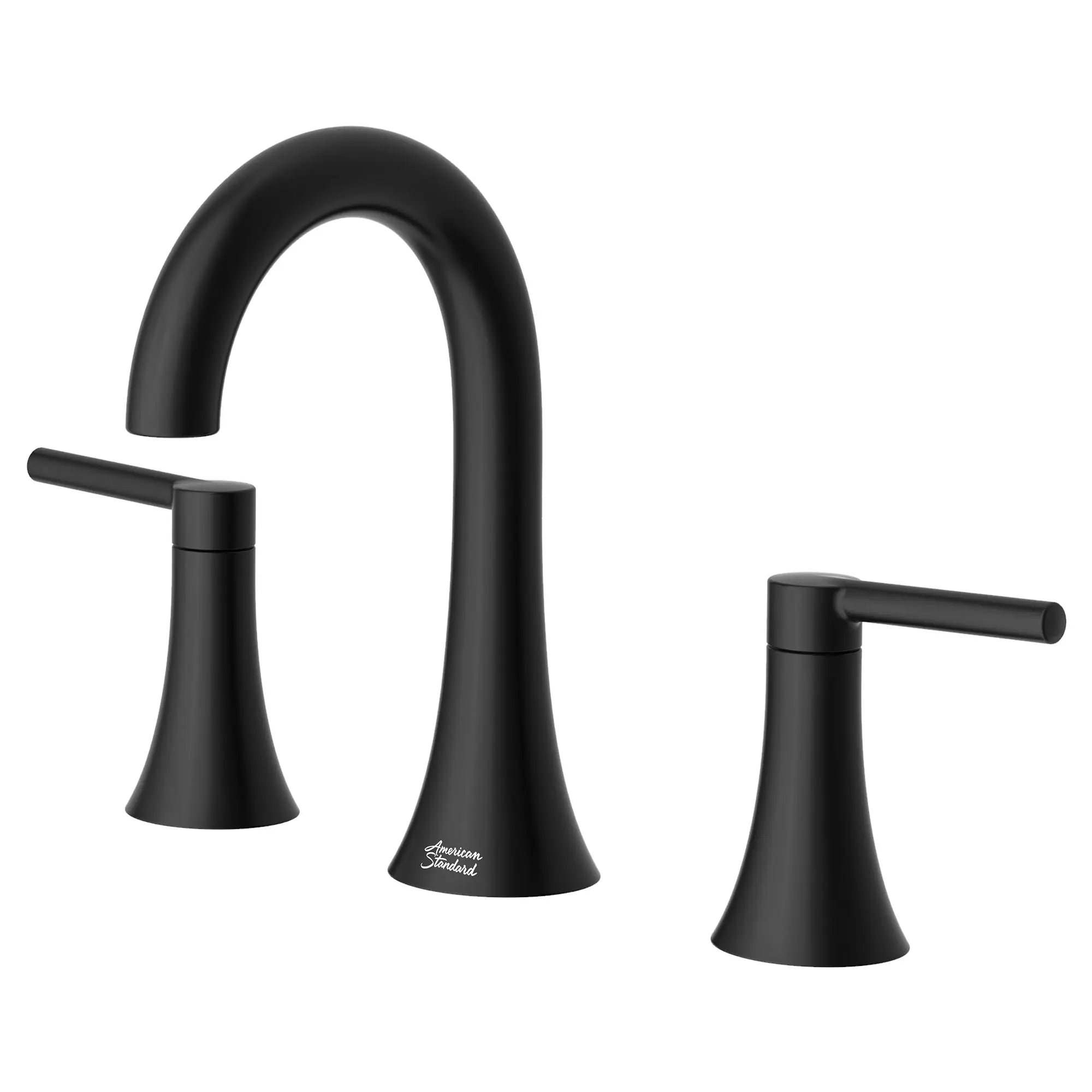 Delsea 8 Inch Widespread Bathroom Faucet - Modern Matte Black Finish for Vanity Sink, Perfect for Home Bathroom Renovation and Upgrade