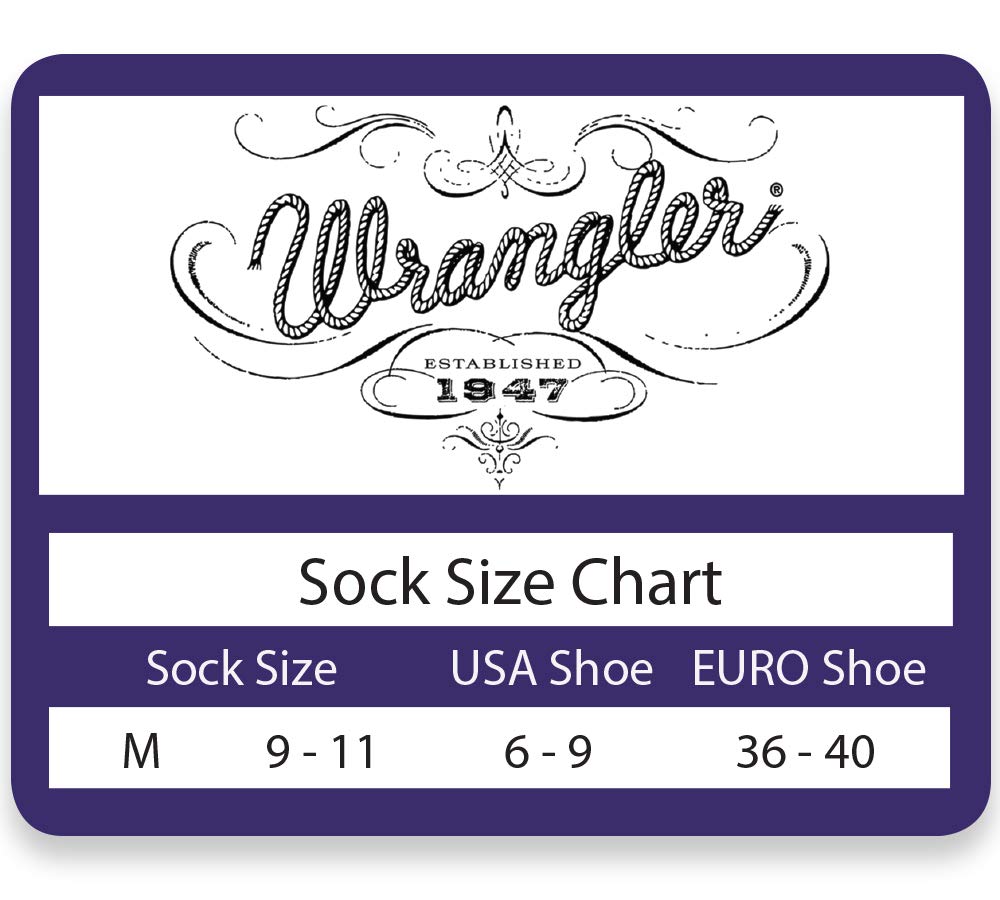 Wrangler Black Cotton Ankle Socks for Women - Pack of 6 Pairs (09406-L-BLK) - Comfortable Casual & Athletic Socks for Everyday Wear, Running, and Workouts