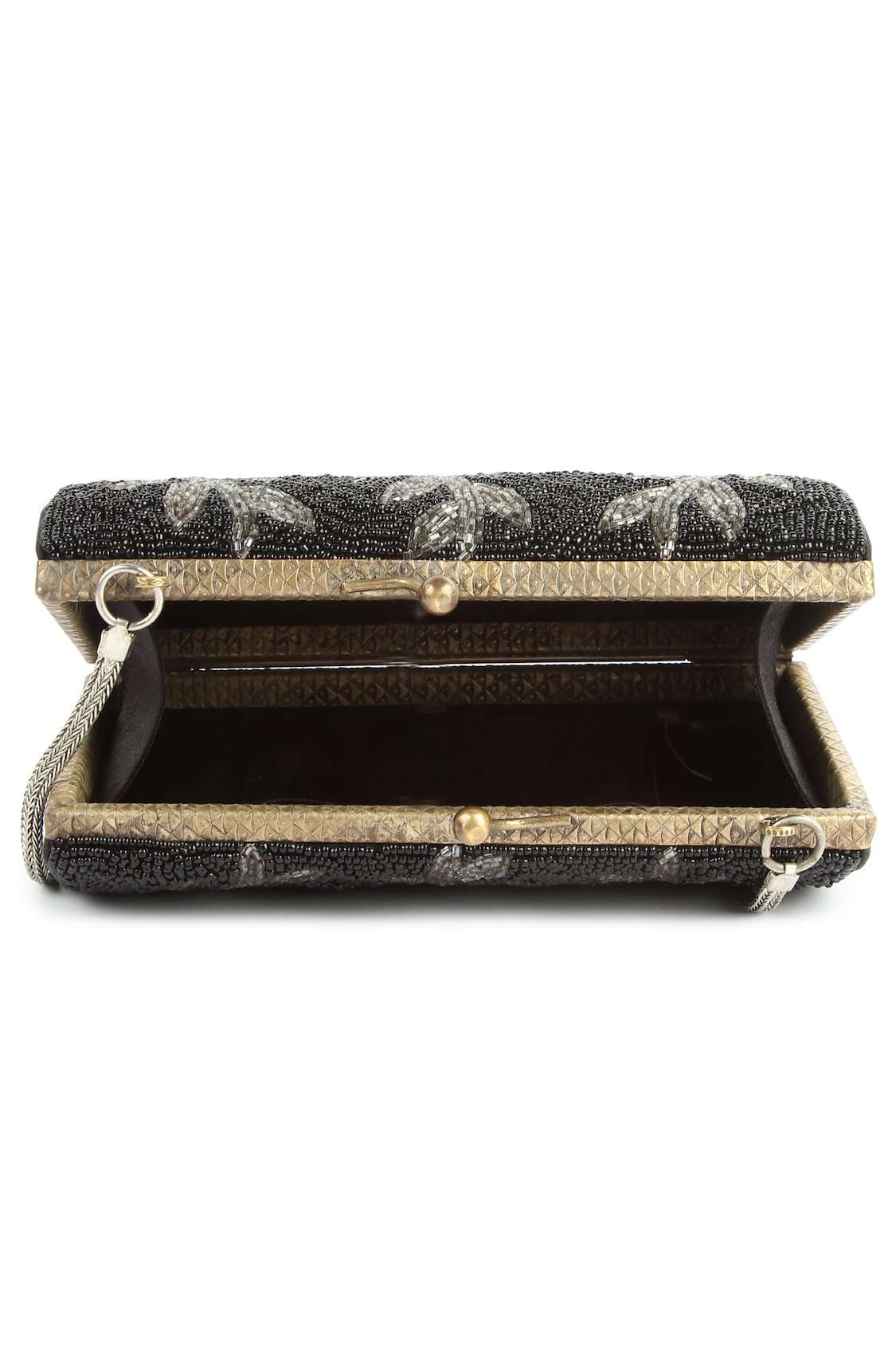 Arianna Black Beaded Box Bag - Stylish Women's Crossbody Purse for Evening Parties, Date Night & Special Occasions