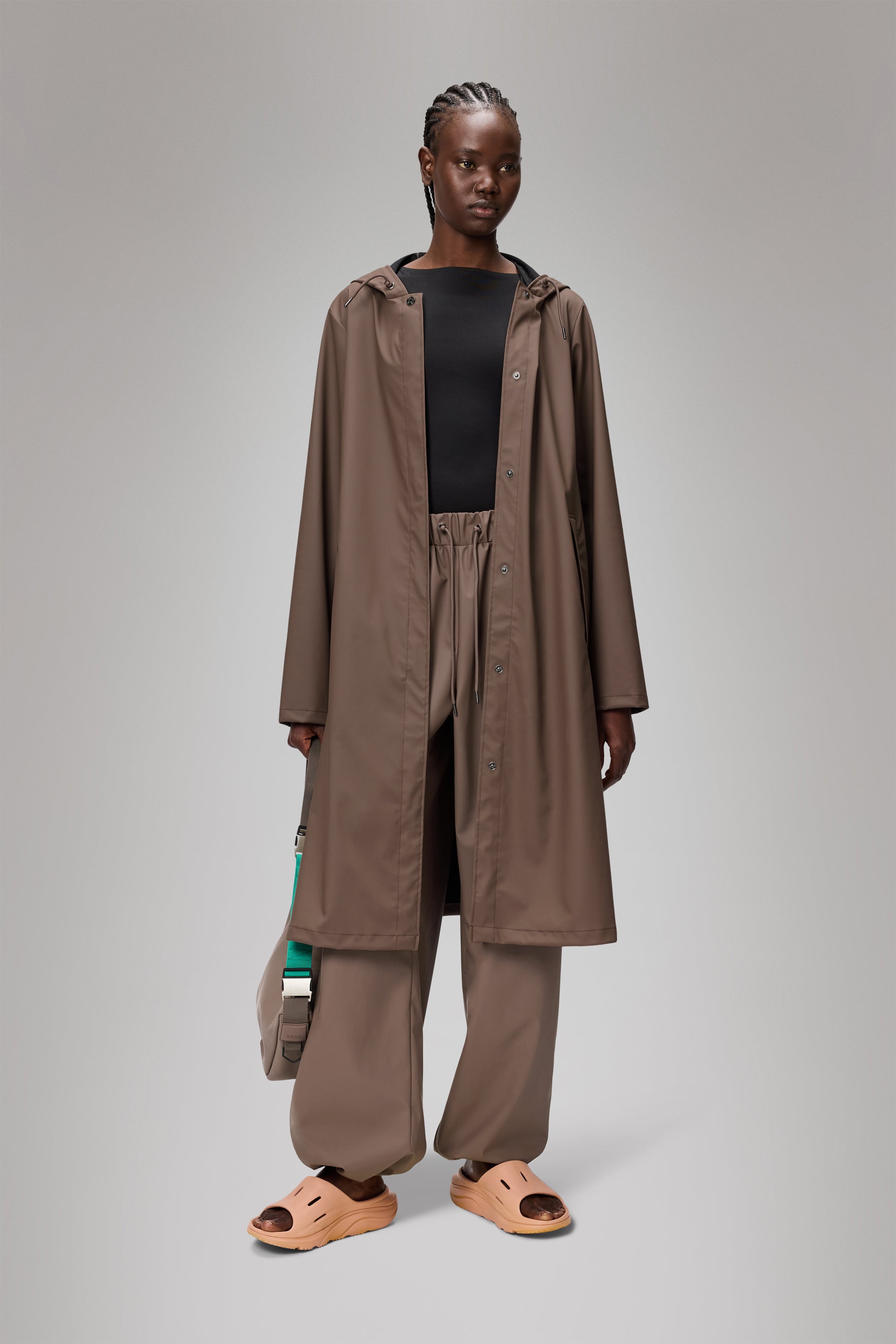 Elegant A-Line Long Women's Jacket - Stylish Outerwear for Fall & Winter | Perfect for Office, Dating & Casual Wear