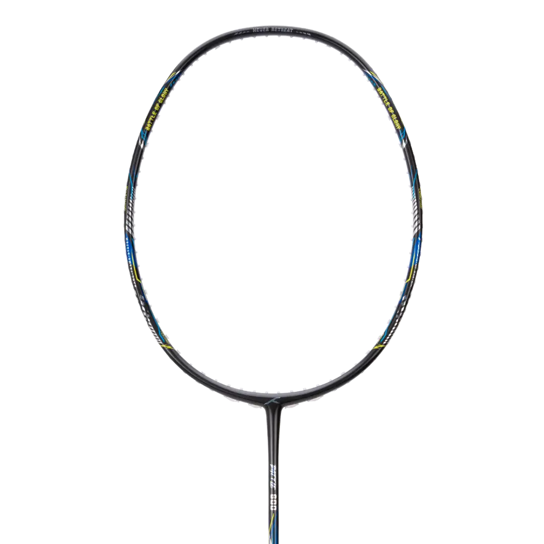 HNDRD Battle 600 Professional Badminton Racket - Lightweight Carbon Fiber Shuttlecock Racket for Advanced Players | Perfect for Tournaments & Backyard Games