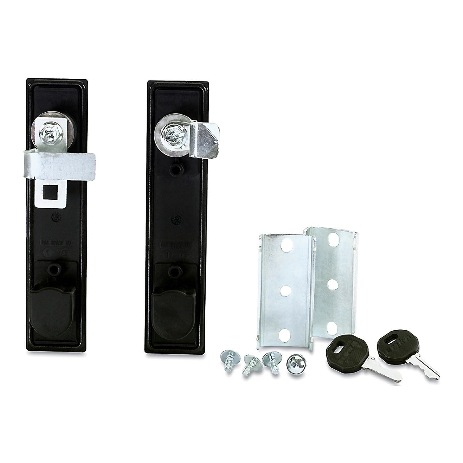 2 Pack Heavy Duty Combination Lock Handles - Secure Storage for Lockers, Toolboxes & Gym Bags | Durable Zinc Alloy Construction for Home, School & Office Use