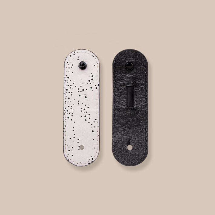 Eco-Friendly Beige Dots Cord Wrap - Perfect for Organizing Cables, Wires & Home Office Setup | Sustainable Cable Management Solution