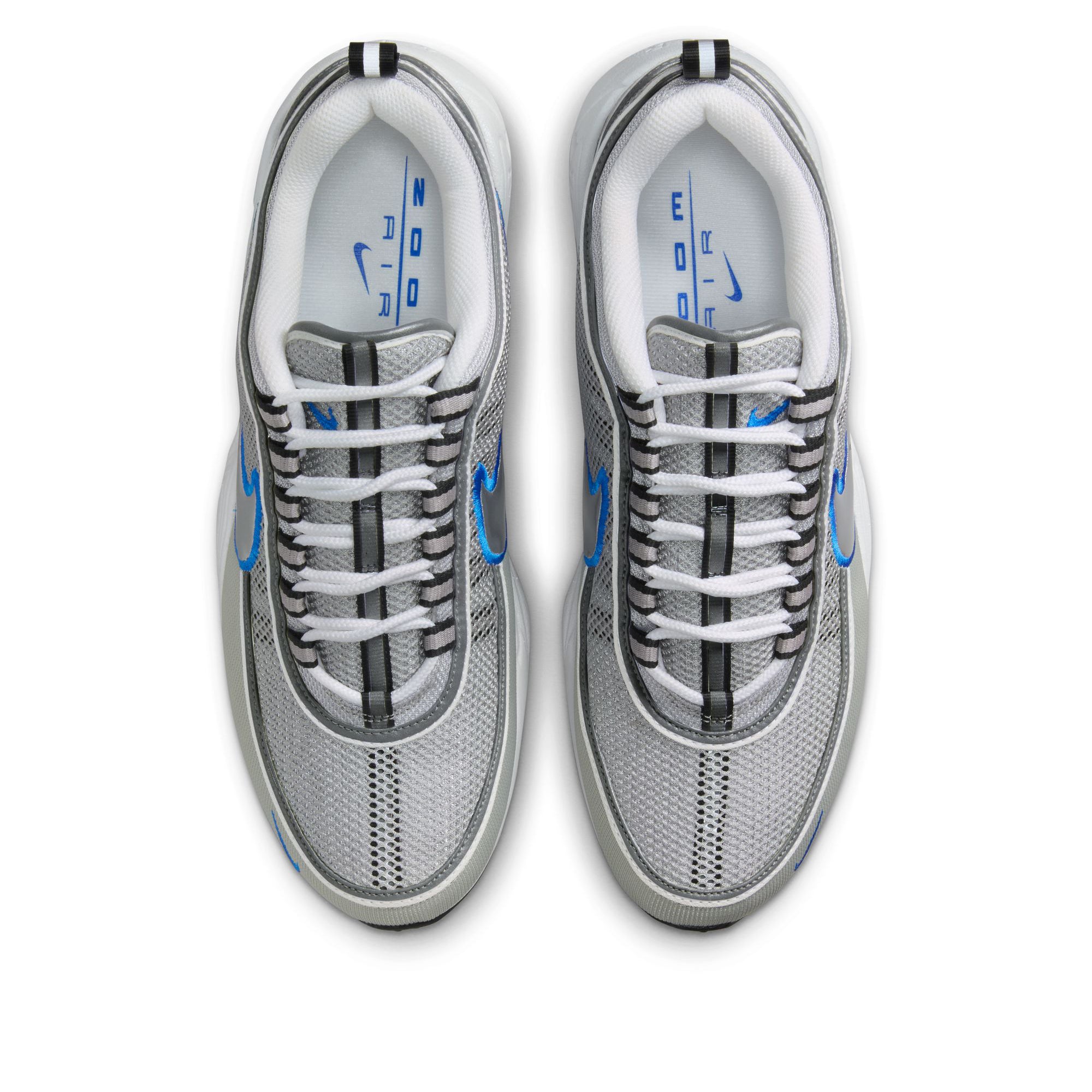 Nike Air Zoom Spiridon SP Running Shoes - Metallic Silver/White - Lightweight & Cushioned for Men's Training, Gym & Everyday Wear