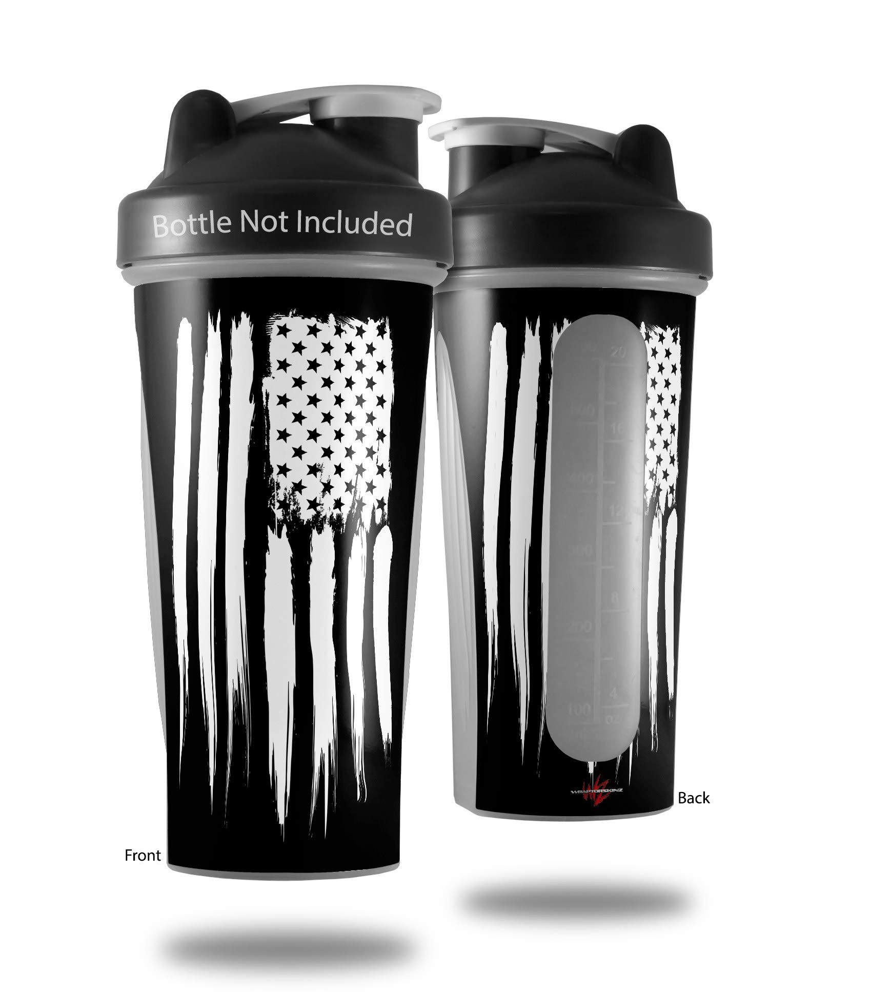 USA Flag Skin Decal for Blender Bottle 28oz - Gym & Sports Use
