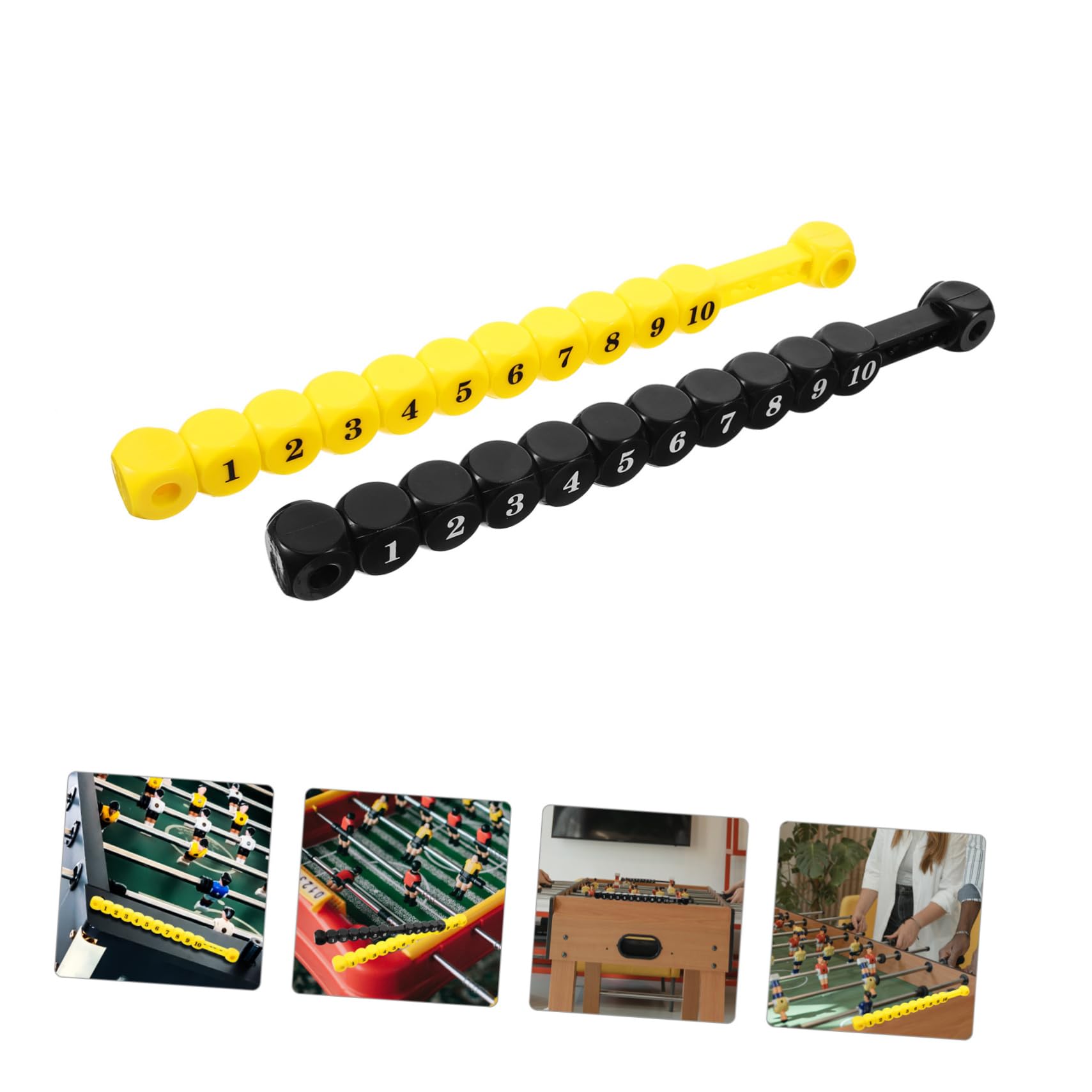 BCOATH 2-Pack Foosball Score Counter - Dual-Sided Table Football & Air Hockey Scoreboard - Perfect for Game Rooms, Bars, and Family Game Nights