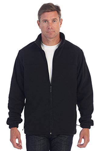 Gioberti Men's Full Zip Polar Fleece Jacket - Warm Winter Outerwear for Hiking, Camping & Outdoor Activities