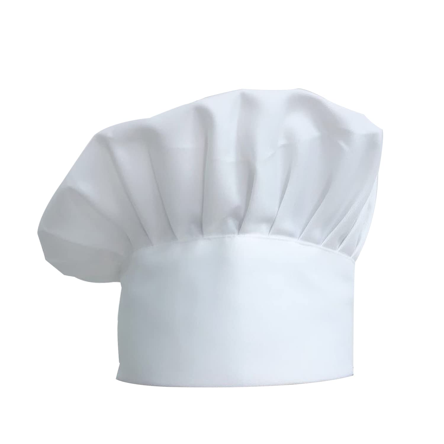COFHOM Adjustable Elastic Chef Hat - Professional Kitchen Baker Cooking Cap for Men & Women - Perfect for Restaurants, Baking, Cooking Classes & Culinary Events