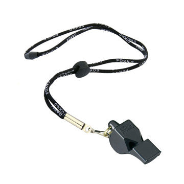 FOX 40 Classic Whistle with Breakaway Lanyard - Loud Safety Whistle for Referees, Coaches, Sports, Emergency & Outdoor Activities
