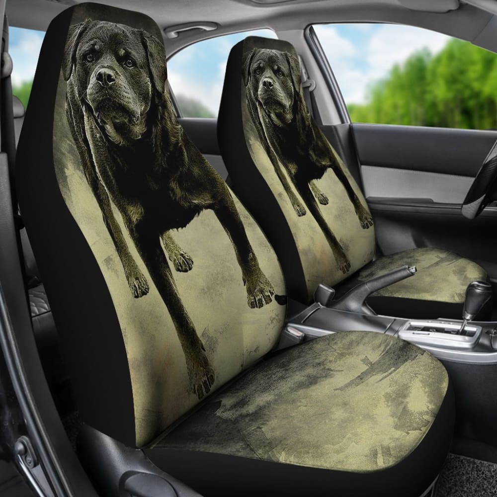 Premium Rottweiler Dog Car Seat Cover - Durable Pet Protection for Rottweiler Owners - Perfect Gift for Dog Lovers - Use for Road Trips, Daily Commutes & Adventure Travel