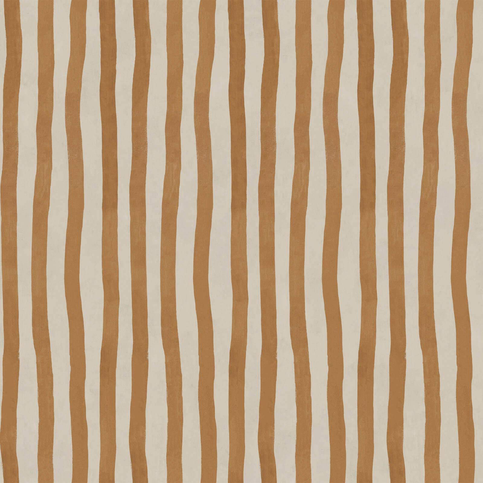 ARTIST'S STRIPE Wallpaper - Amber Sample | Peel & Stick Removable Wallpaper for Bedroom, Living Room & Office Decor | Easy DIY Home Renovation