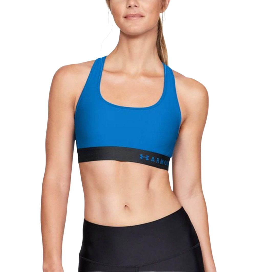 Under Armour Mid Crossback Sports Bra for Women - High Support Workout Bra for Running, Yoga & Gym - Breathable & Moisture-Wicking (Style 1307200) - Perfect for High-Impact Training and Active Lifestyles