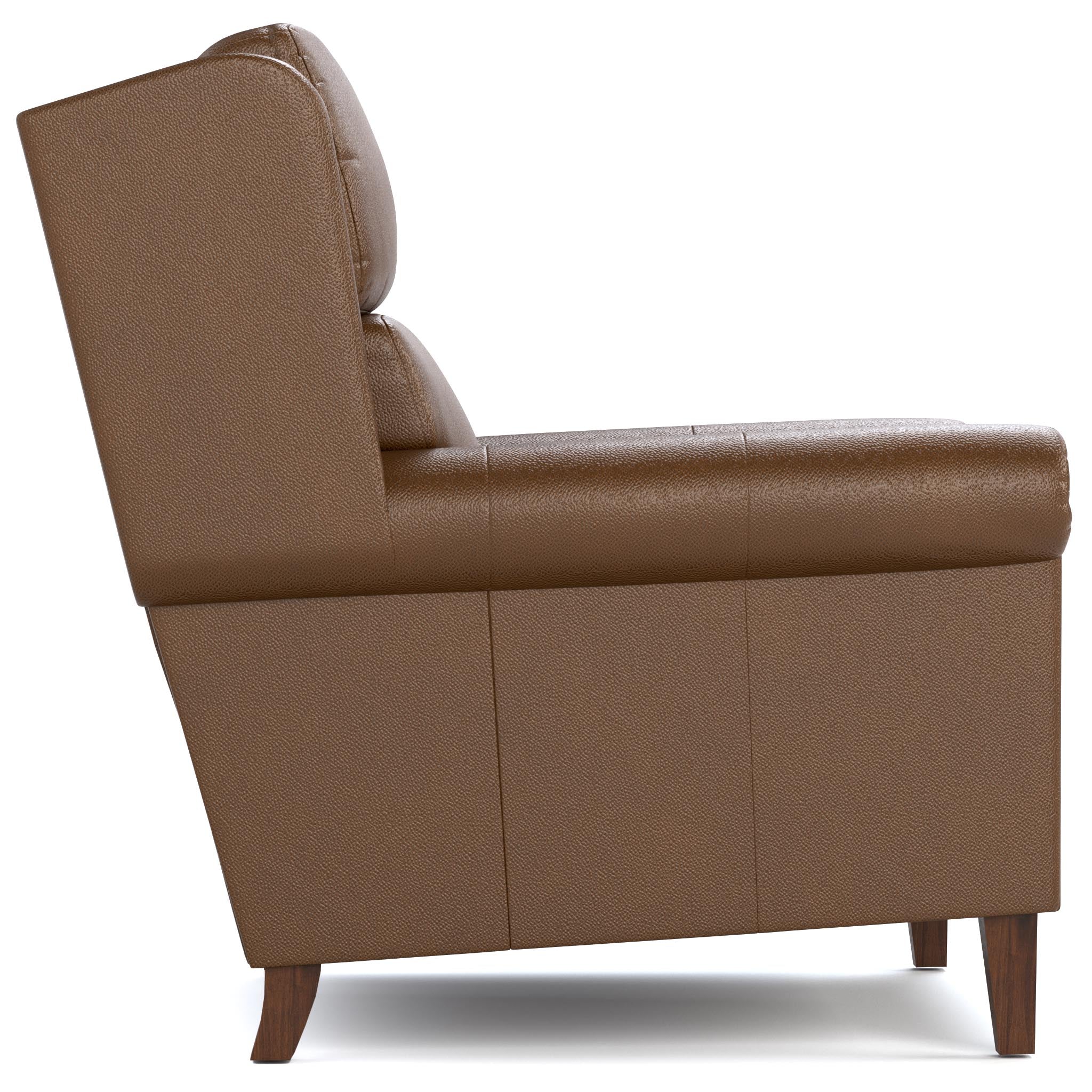 Woodlands Small Roll Arm Chair - Compact & Stylish Upholstered Accent Chair for Living Room, Bedroom, or Office - Perfect for Small Spaces & Cozy Reading Nooks