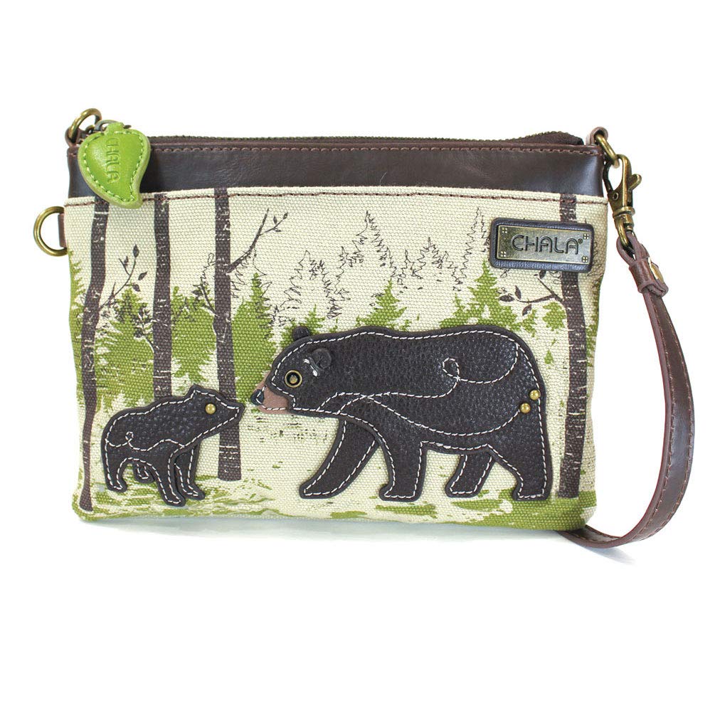 Chala Women's Safari Animal Print Canvas Crossbody Bag with Adjustable Strap - Sand | Fashionable Phone Purse for Travel, Shopping & Everyday Use