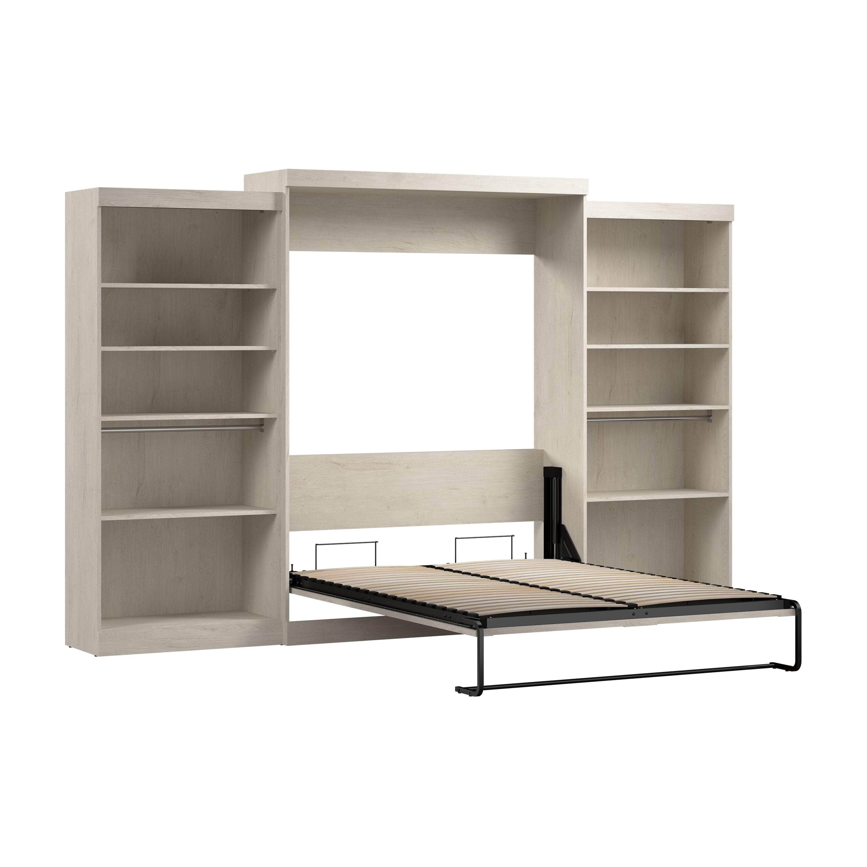 Pur Queen Murphy Wall Bed with 2 Storage Units - 136