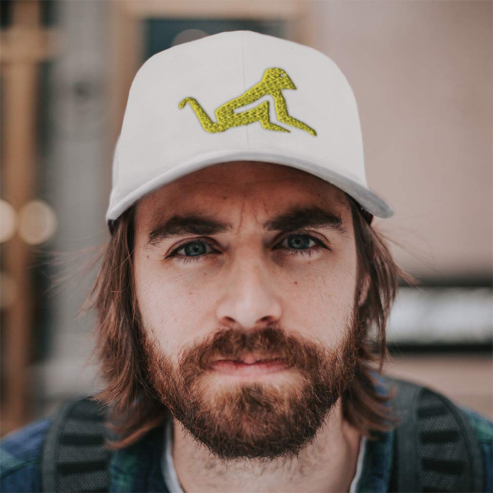 Stylish Monkey A Embroidered Baseball Cap for Men & Women - Wild Animal Design, Adjustable Fit for Outdoor Sports, Hiking & Casual Wear