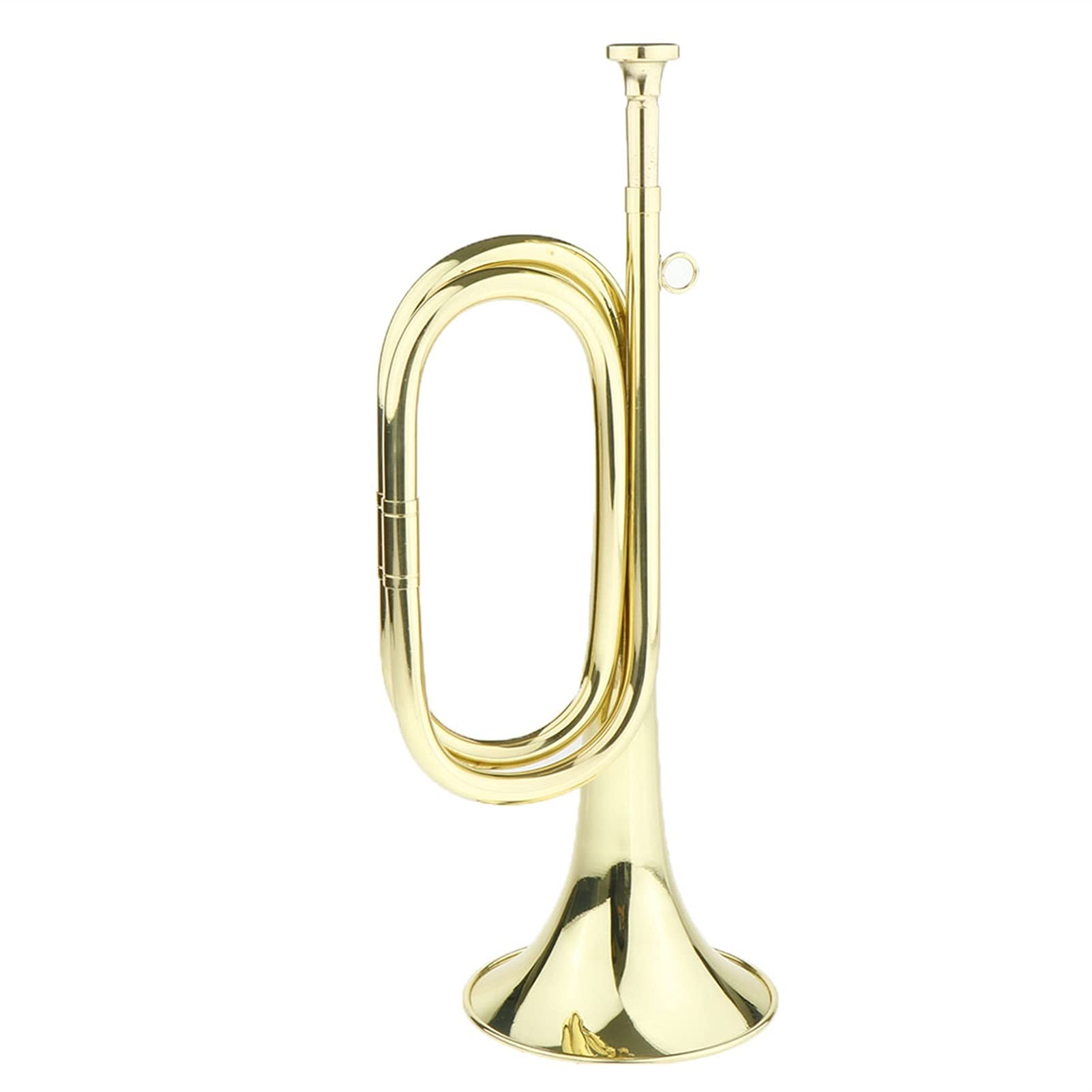 Professional Brass Trumpet Set for Beginners - Cavalry Marching Bugle for School Band Performances & Military Ceremonies | High-Quality Brass Instrument for Music Students & Ensembles