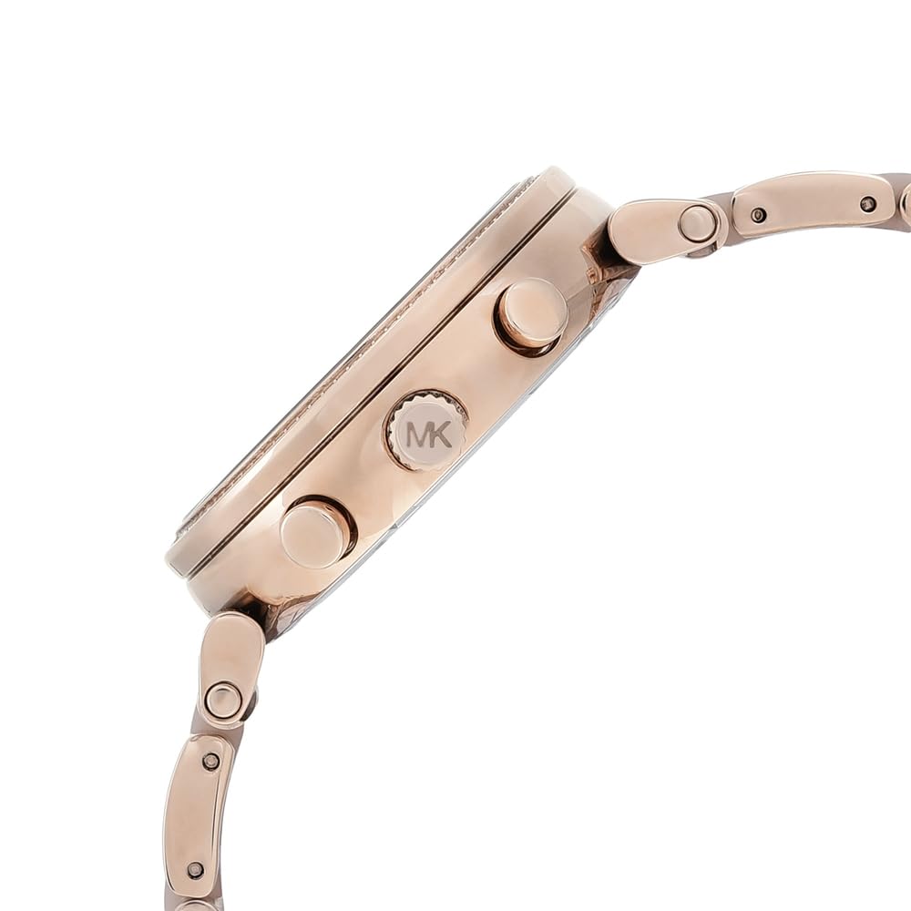 Michael Kors Parker Women's Watch - Stainless Steel & Pavé Crystal Watch with Interchangeable Steel, Leather, or Silicone Bands | Elegant Accessory for Work, Parties & Everyday Wear