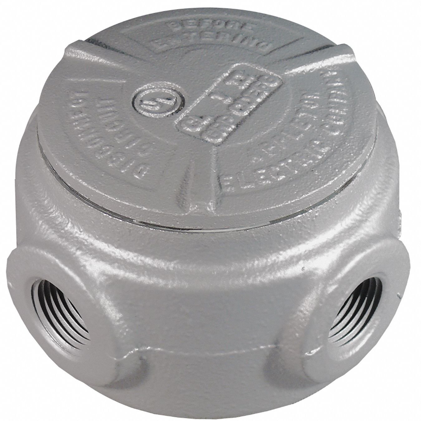 Iron Conduit Outlet Body - Heavy Duty Electrical Conduit Fitting for Outdoor & Indoor Wiring - Perfect for Commercial Buildings, Industrial Facilities & Home Electrical Projects
