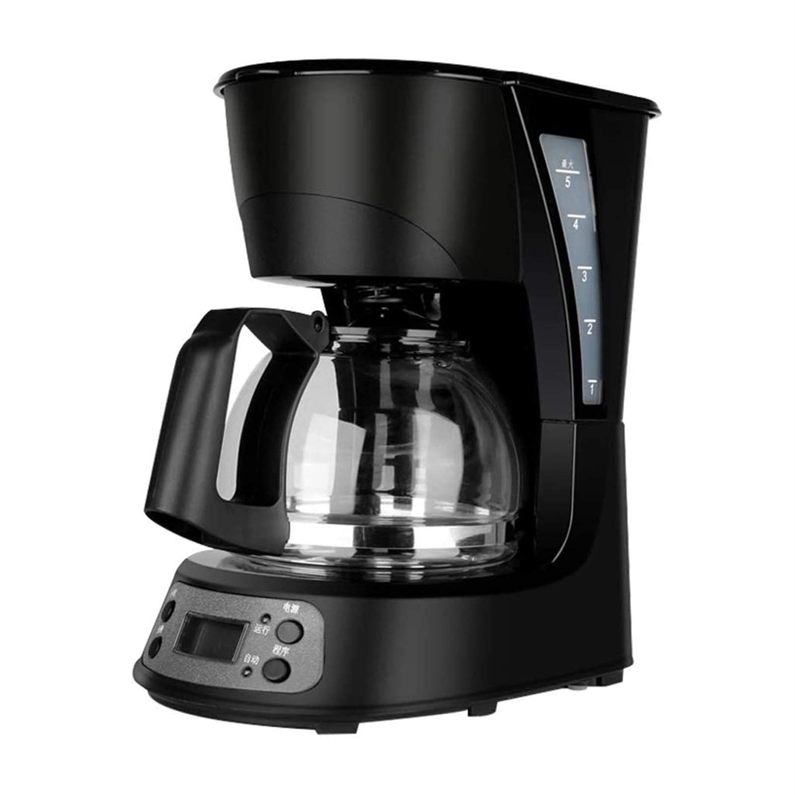 Pictetw 12-Cup Programmable Coffee Maker with Adjustable Brew Strength & Auto Keep Warm - Perfect for Home, Office & Restaurant Use