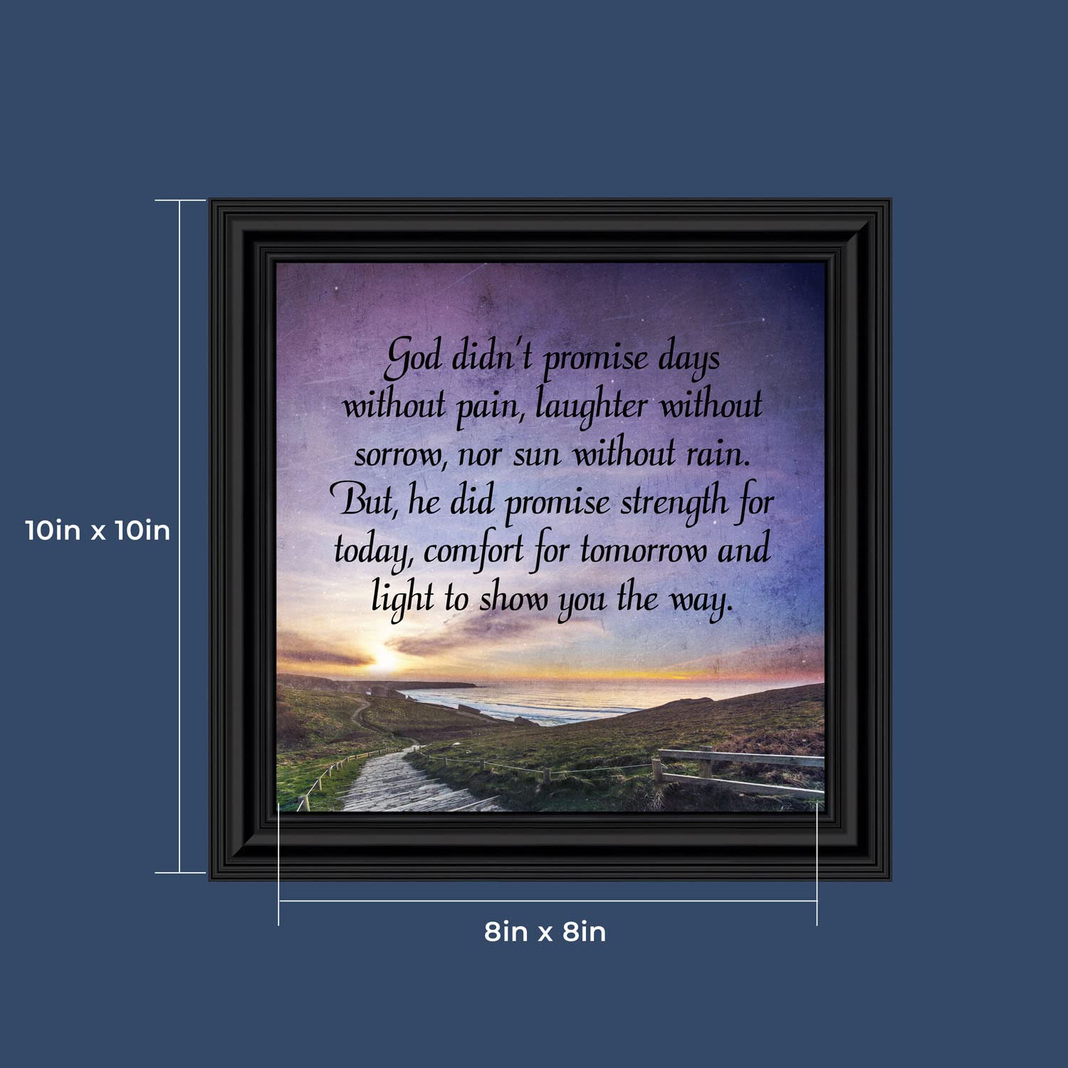 God's Promise Christian Wall Decor - Biblical Posters for Home & Church