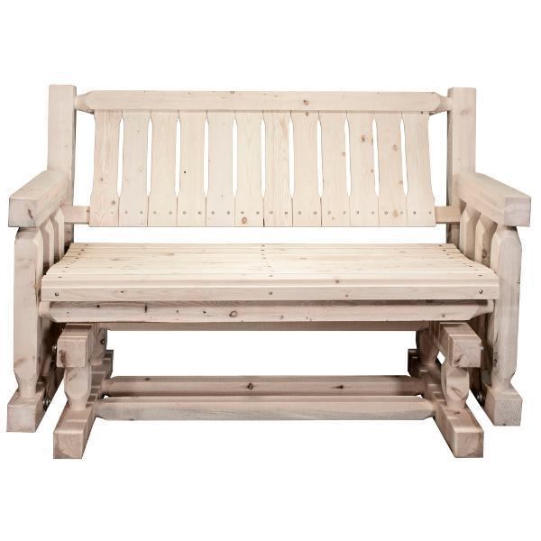 Homestead Collection Glider - Comfortable Patio Rocking Chair for Porch, Garden & Backyard Relaxation | Durable Outdoor Furniture for Adults & Seniors