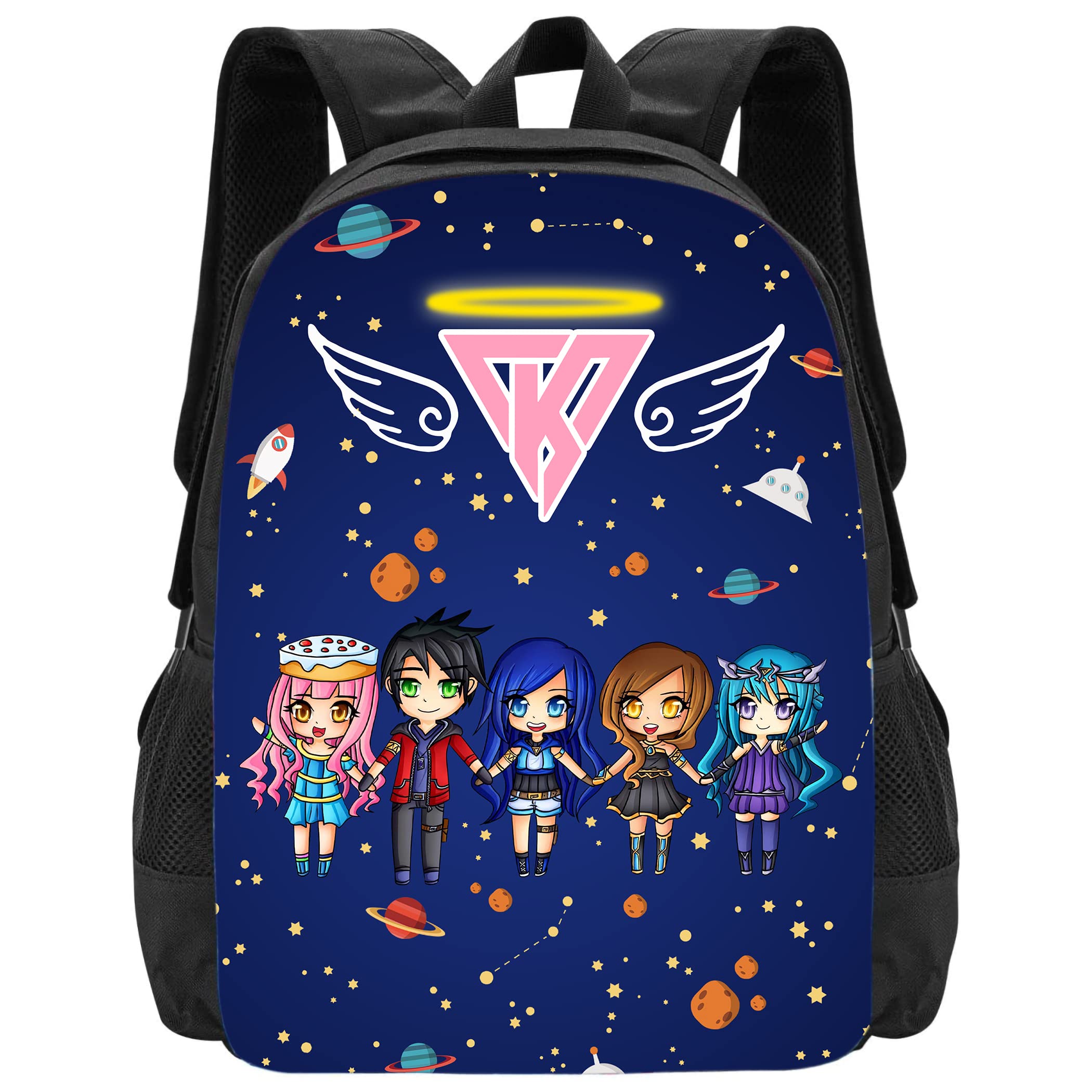 3D Anime Printed Backpack - 17 Inch Cool Cartoon Travel Daypack for Teens, School & Cosplay | Perfect Gift for Anime Fans & Conventions