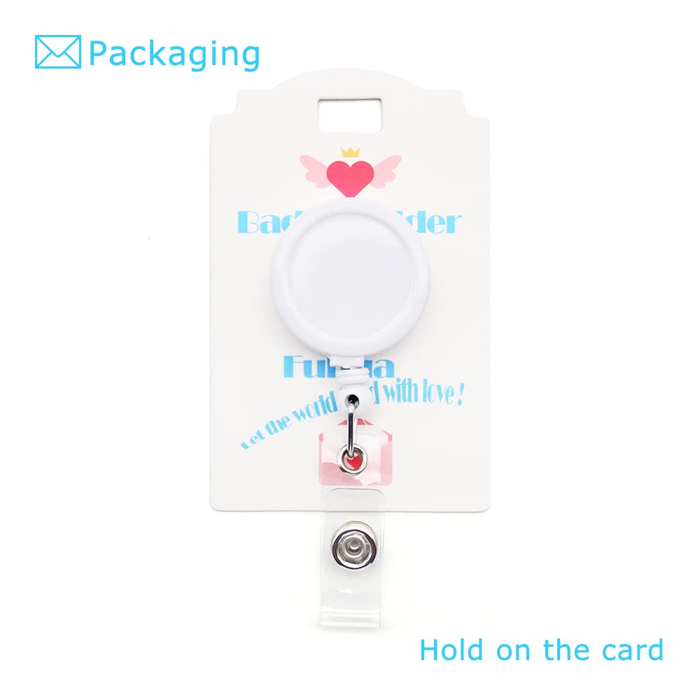 Retractable Badge Holder & ID Card Reel - Adjustable Neck Strap for Nurses, Doctors, Students (Perfect for Hospitals, Schools, and Workplace Security)