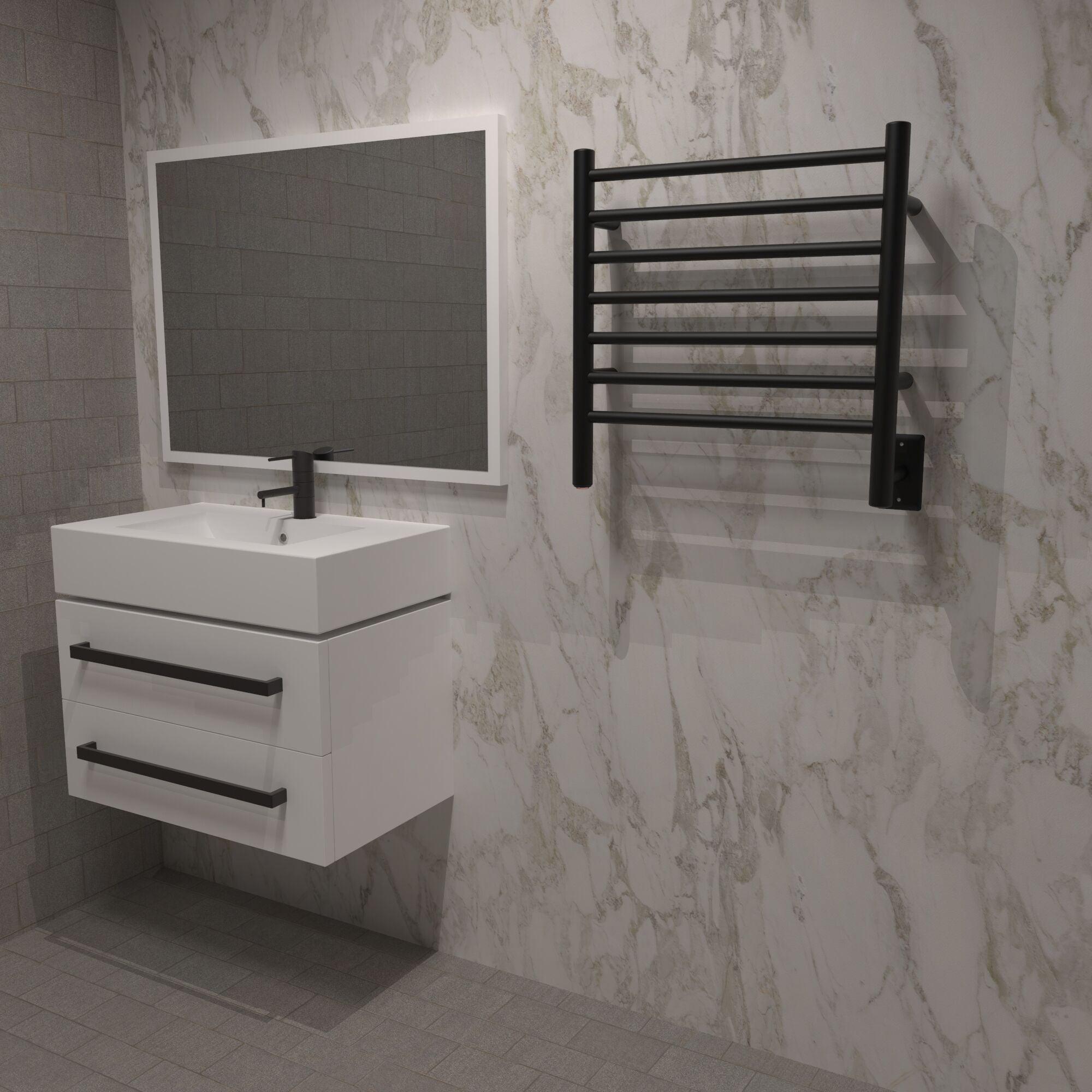 Amba Radiant Small Straight Plug-in & Hardwired Towel Warmer - 20.37