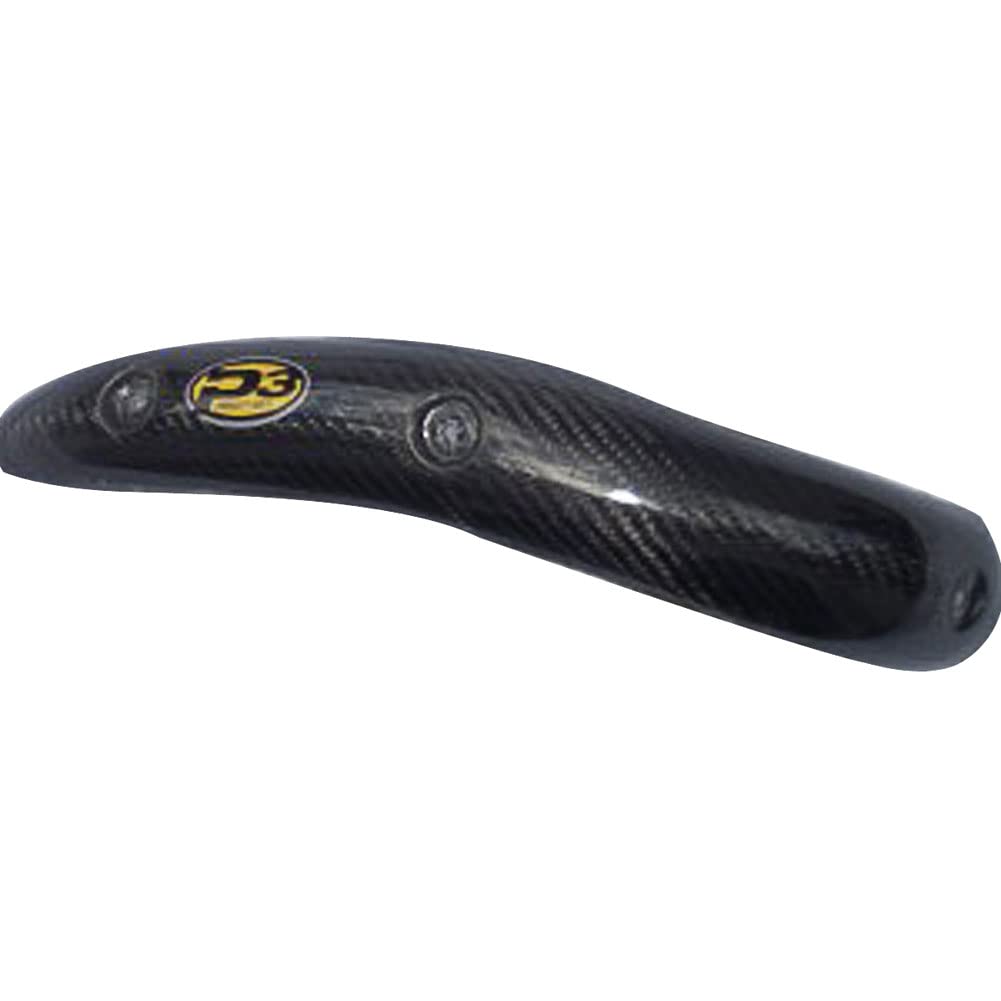 High-Performance P3 Carbon Fiber Head Pipe Heat Shield for KTM 450 XC-F (2013-2015) - Engine Protection & Heat Management for Off-Road Motorcycle Riding