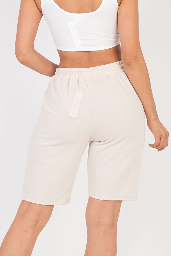 French Terry Bermuda Shorts for Women - Soft & Comfortable Casual Lounge Shorts - Perfect for Yoga, Running, and Summer Outfits