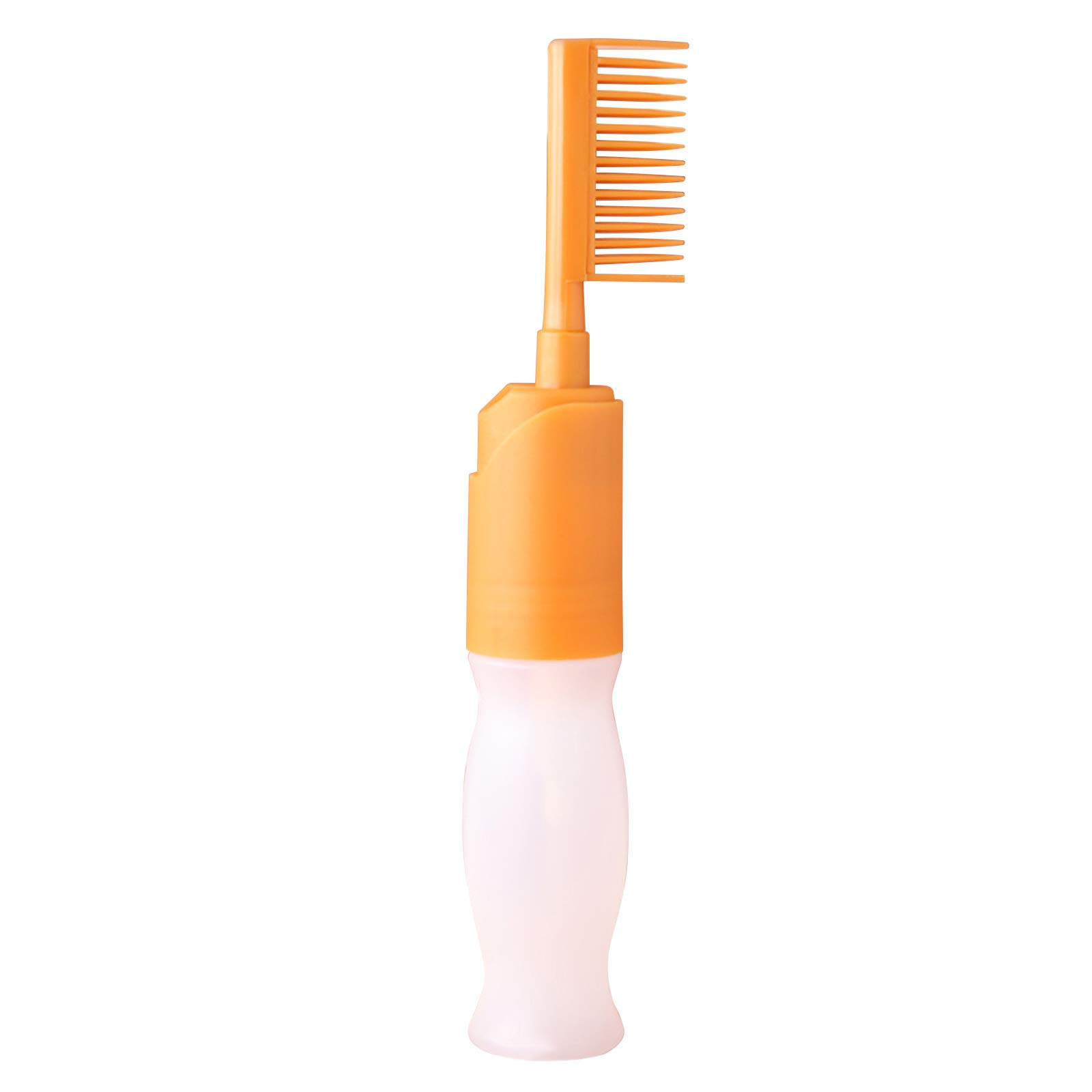 Kunya® 110ml Empty Hair Dye Bottle with Comb - Professional Hair Color Applicator for DIY Coloring, Conditioning & Styling - Perfect for Salon, Home Use & Travel (Pack of 1)
